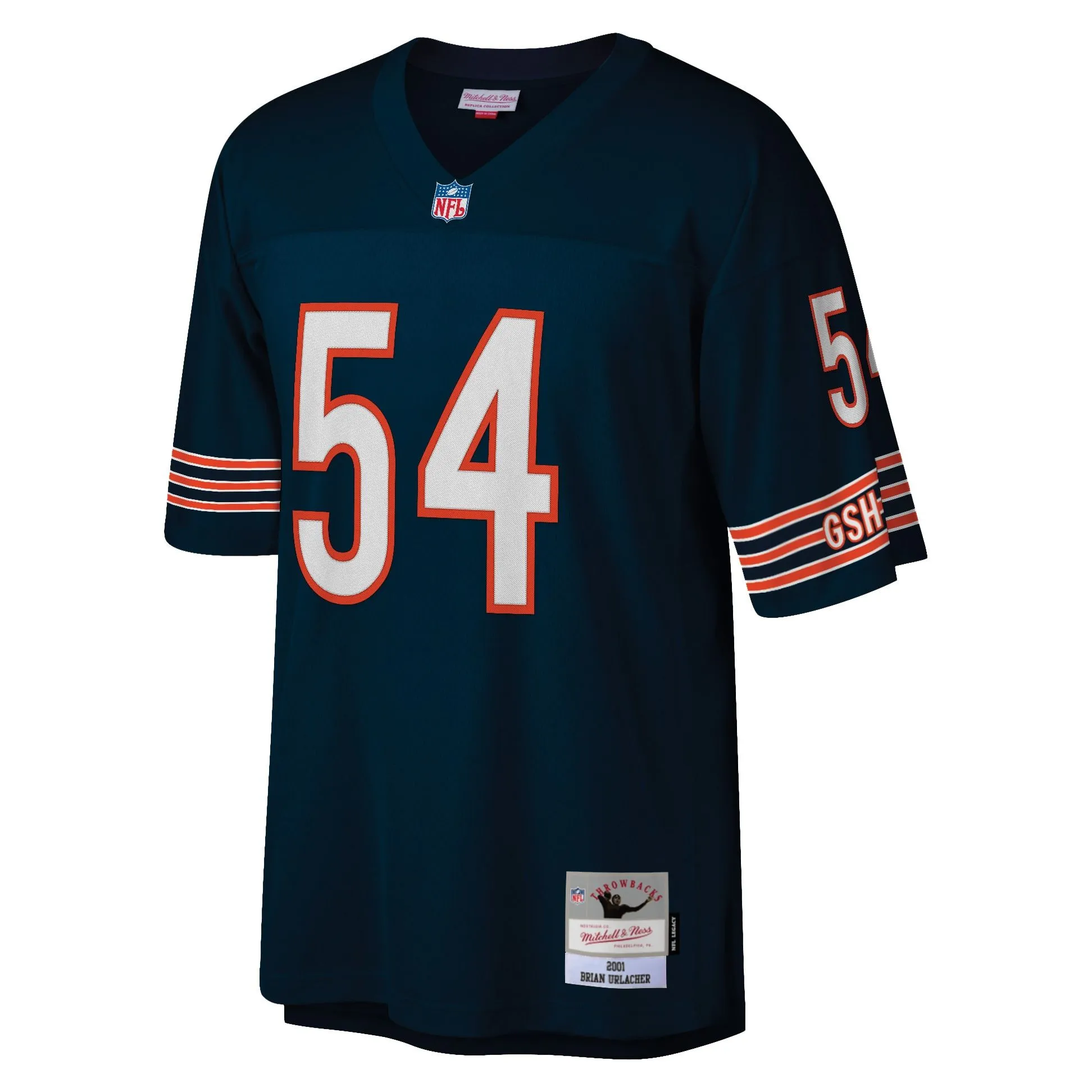 Brian Urlacher Chicago Bears Mitchell & Ness Retired Player Legacy Replica Jersey - Navy