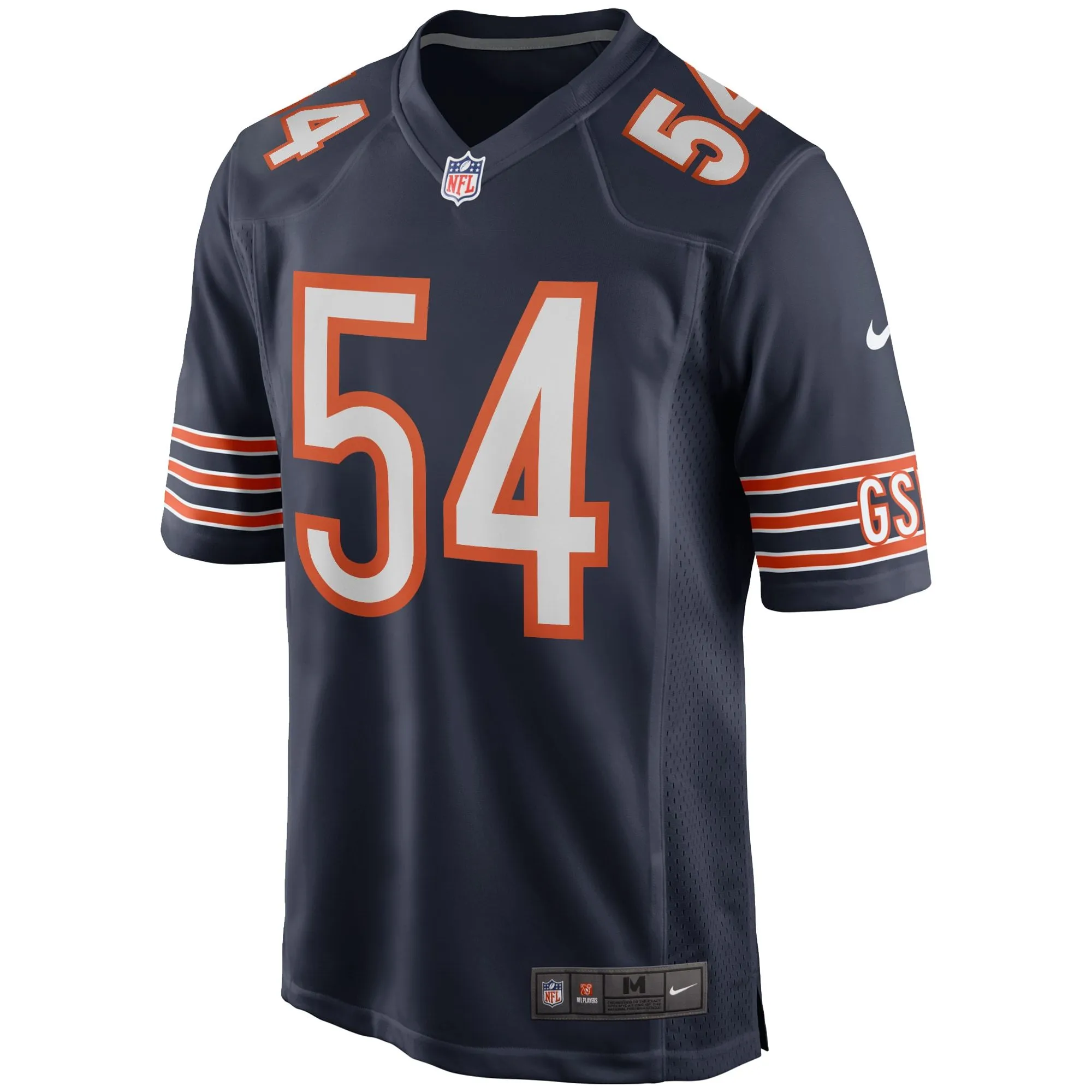 Brian Urlacher Chicago Bears  Game Retired Player Jersey - Navy