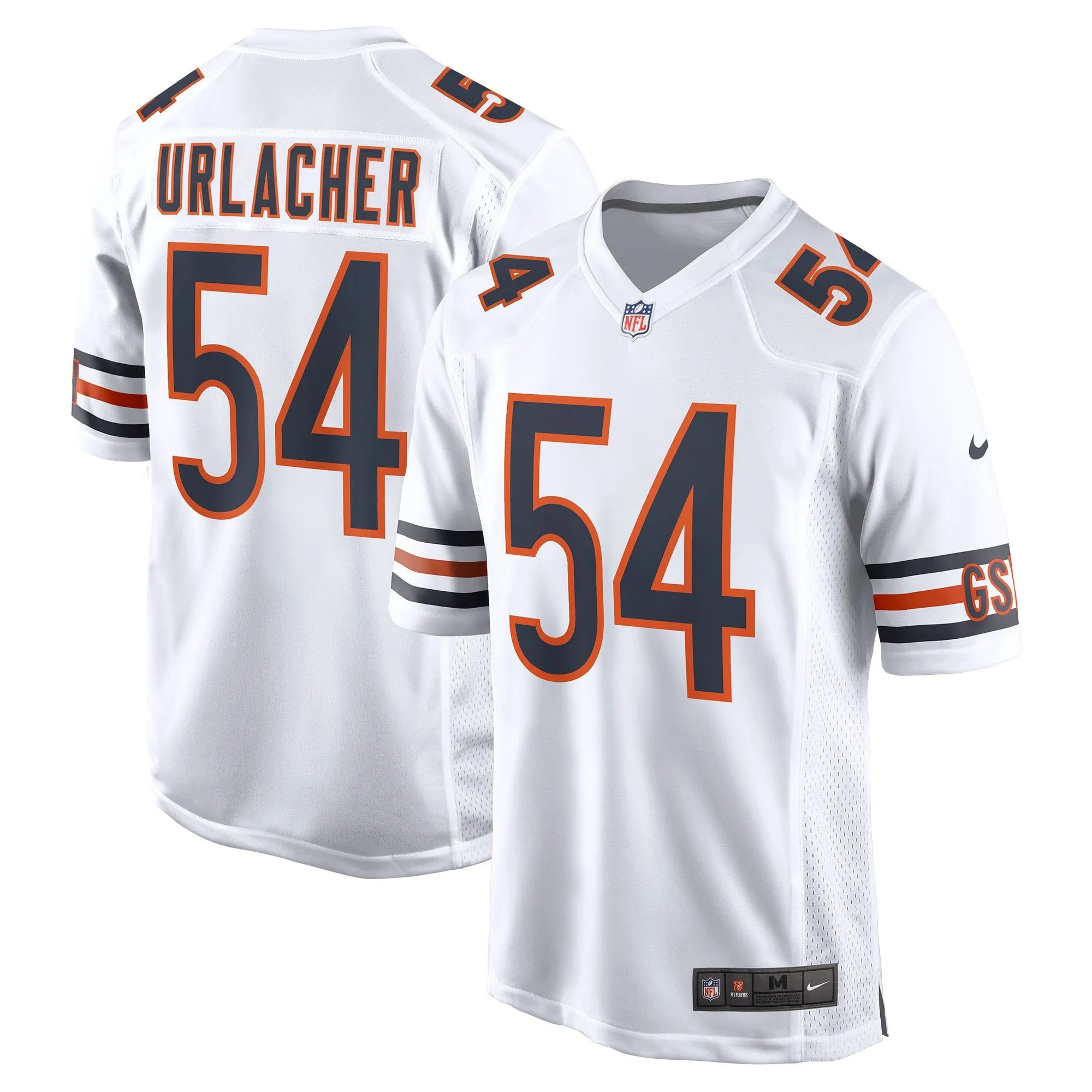 Brian Urlacher Chicago Bears  Retired Player Game Jersey - White