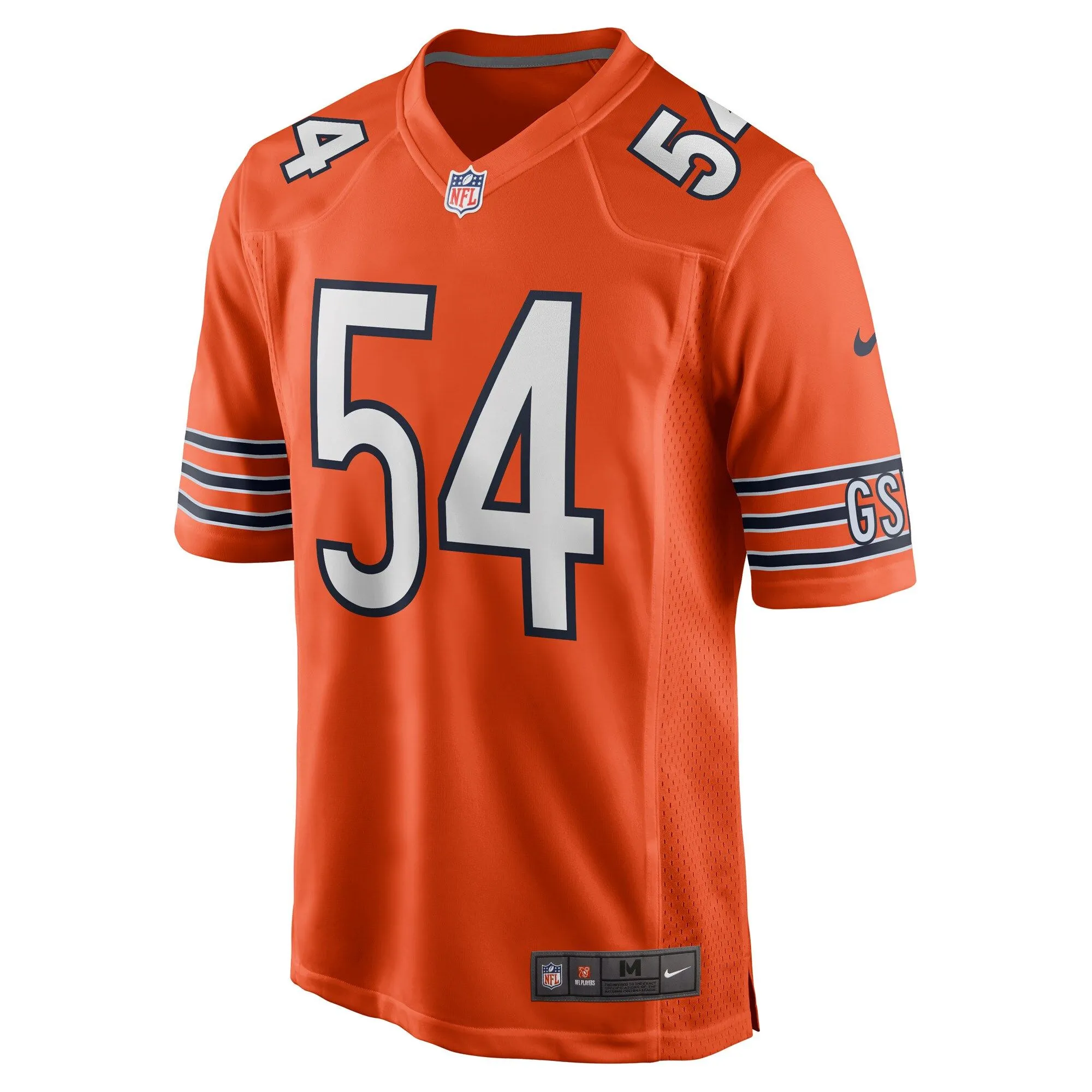 Brian Urlacher Chicago Bears  Retired Player Jersey - Orange