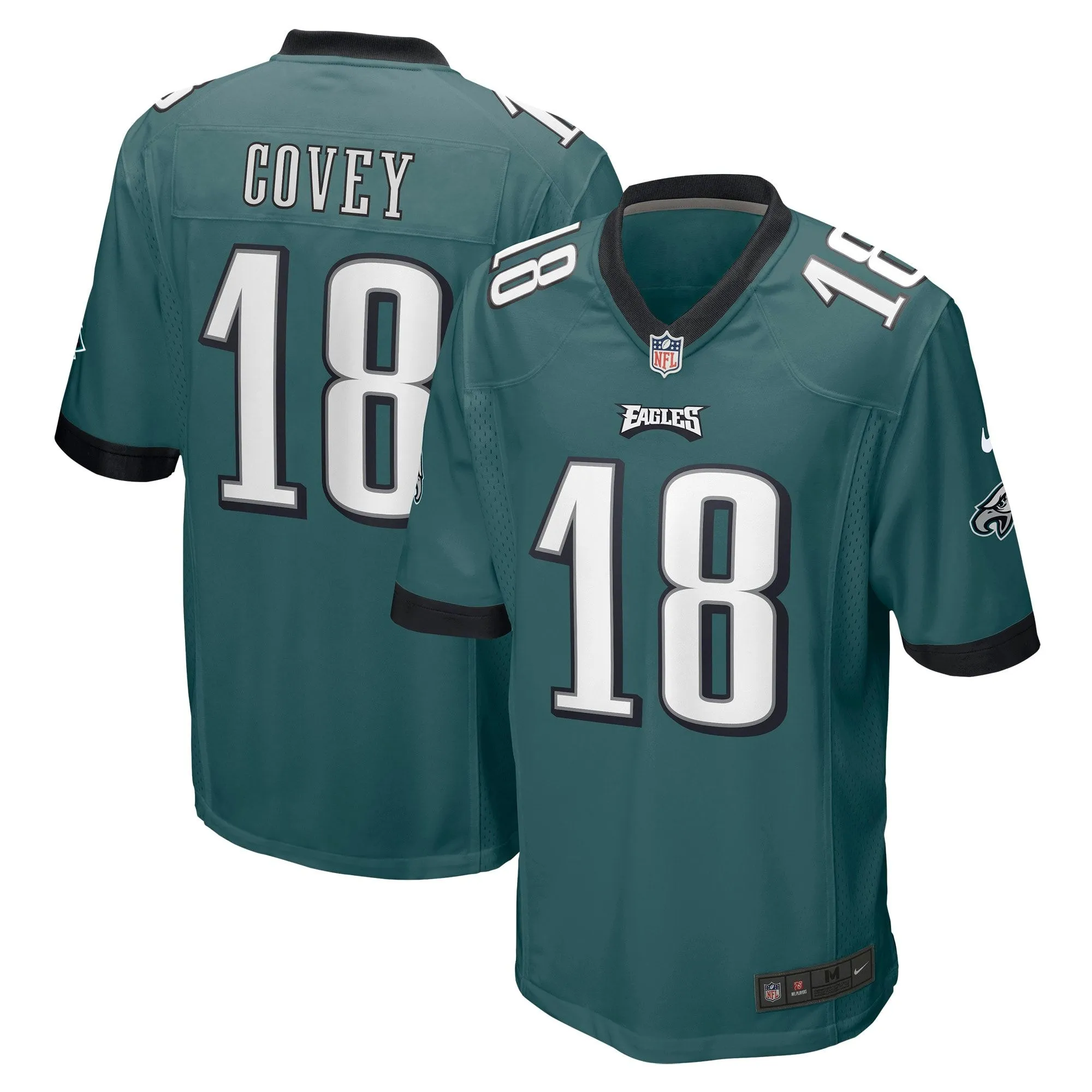 Britain Covey Philadelphia Eagles  Home Game Player Jersey - Midnight Green