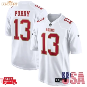 Brock Purdy San Francisco 49Ers  Fashion Game Jersey   Tundra White