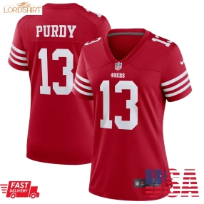 Brock Purdy San Francisco 49Ers  Women's Player Jersey   Scarlet