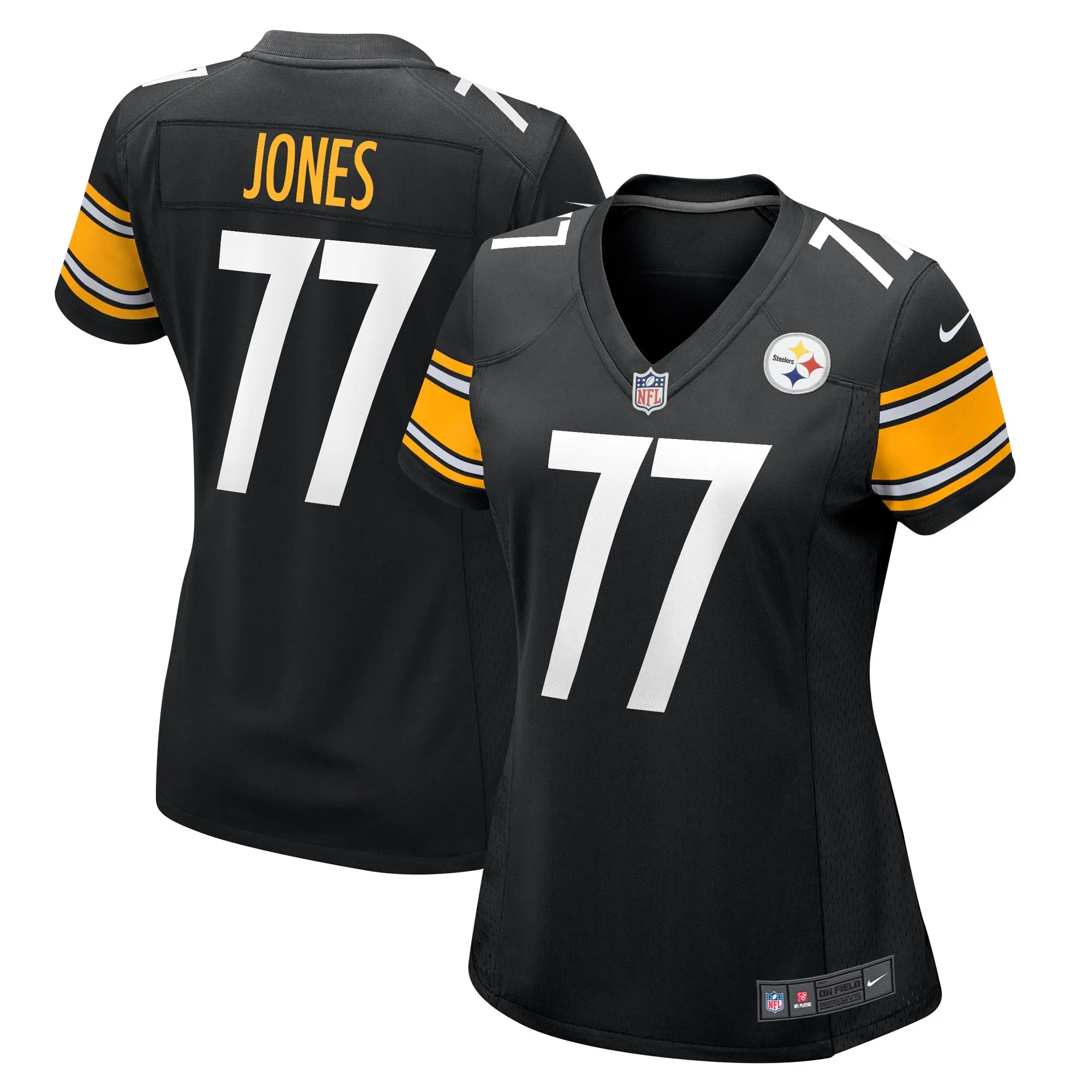 Broderick Jones Pittsburgh Steelers  Women's  Game Jersey -  Black