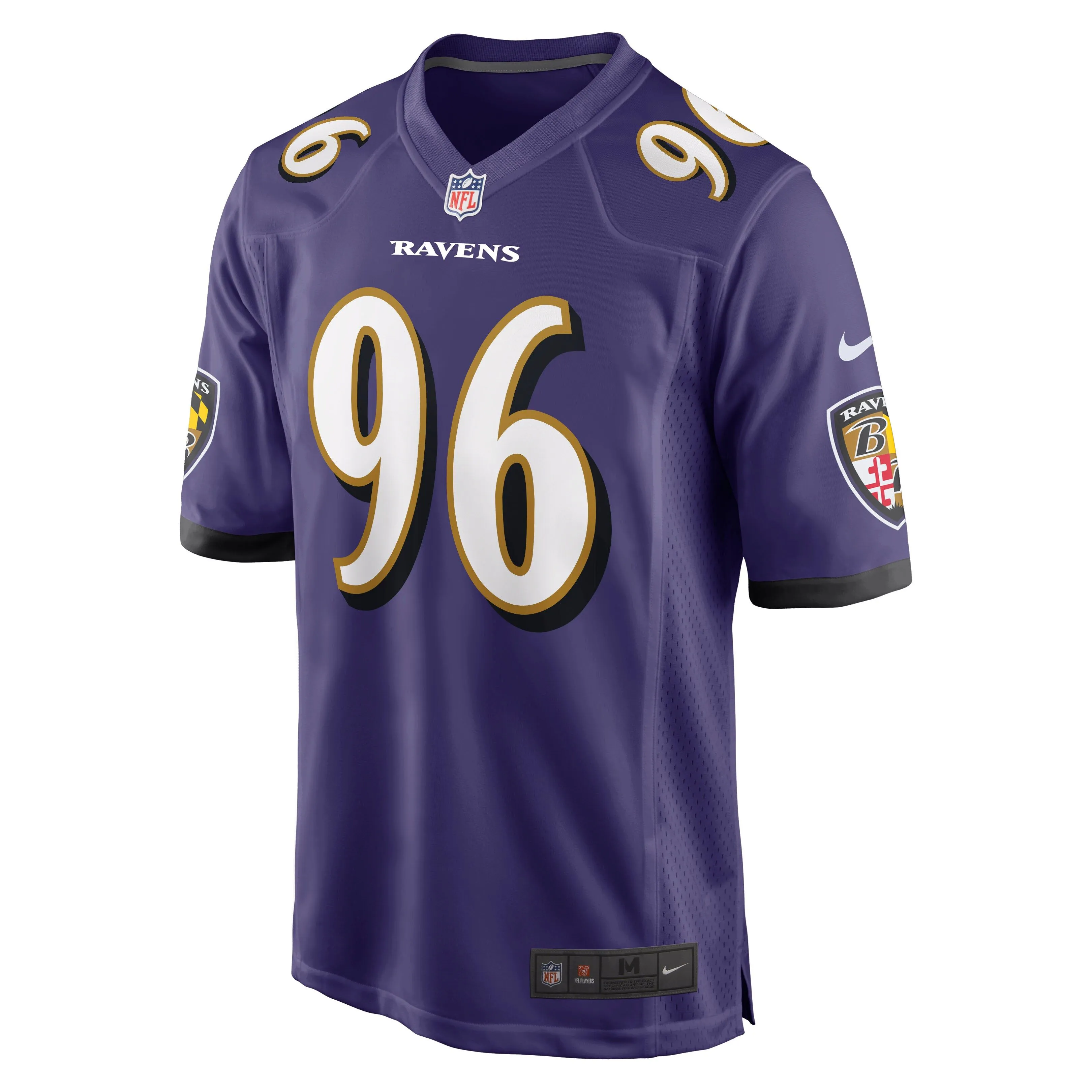 Broderick Washington Baltimore Ravens  Game Player Jersey - Purple