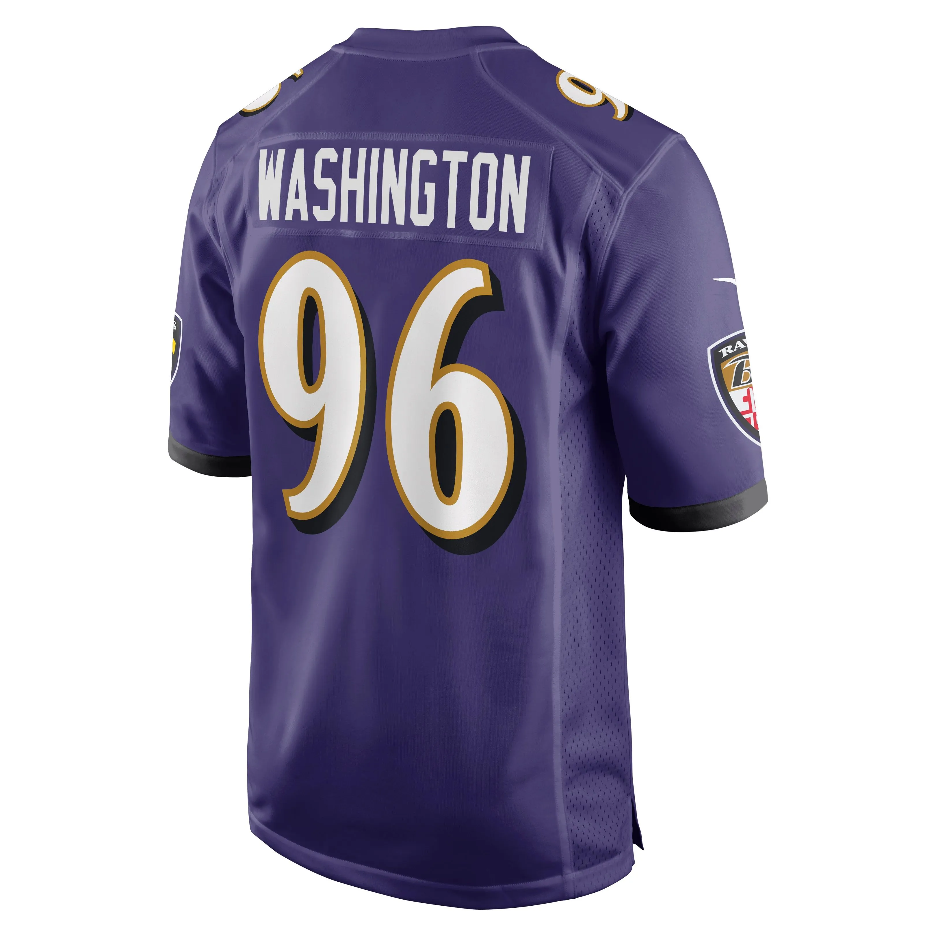 Broderick Washington Baltimore Ravens  Game Player Jersey - Purple