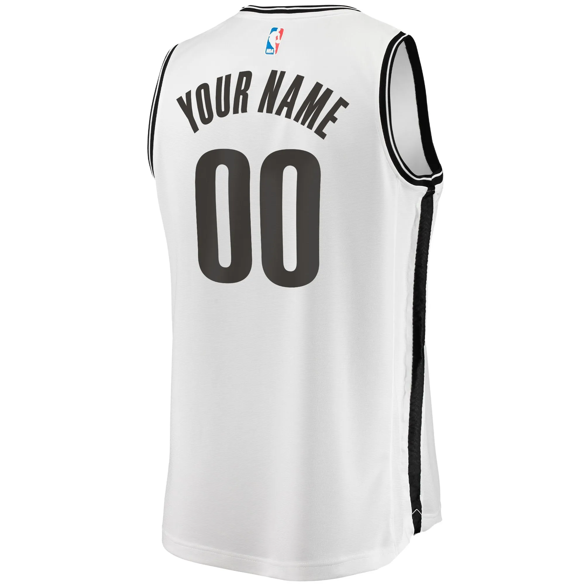 Brooklyn Nets Fanatics Branded Fast Break Custom Replica Jersey - Association Edition - White