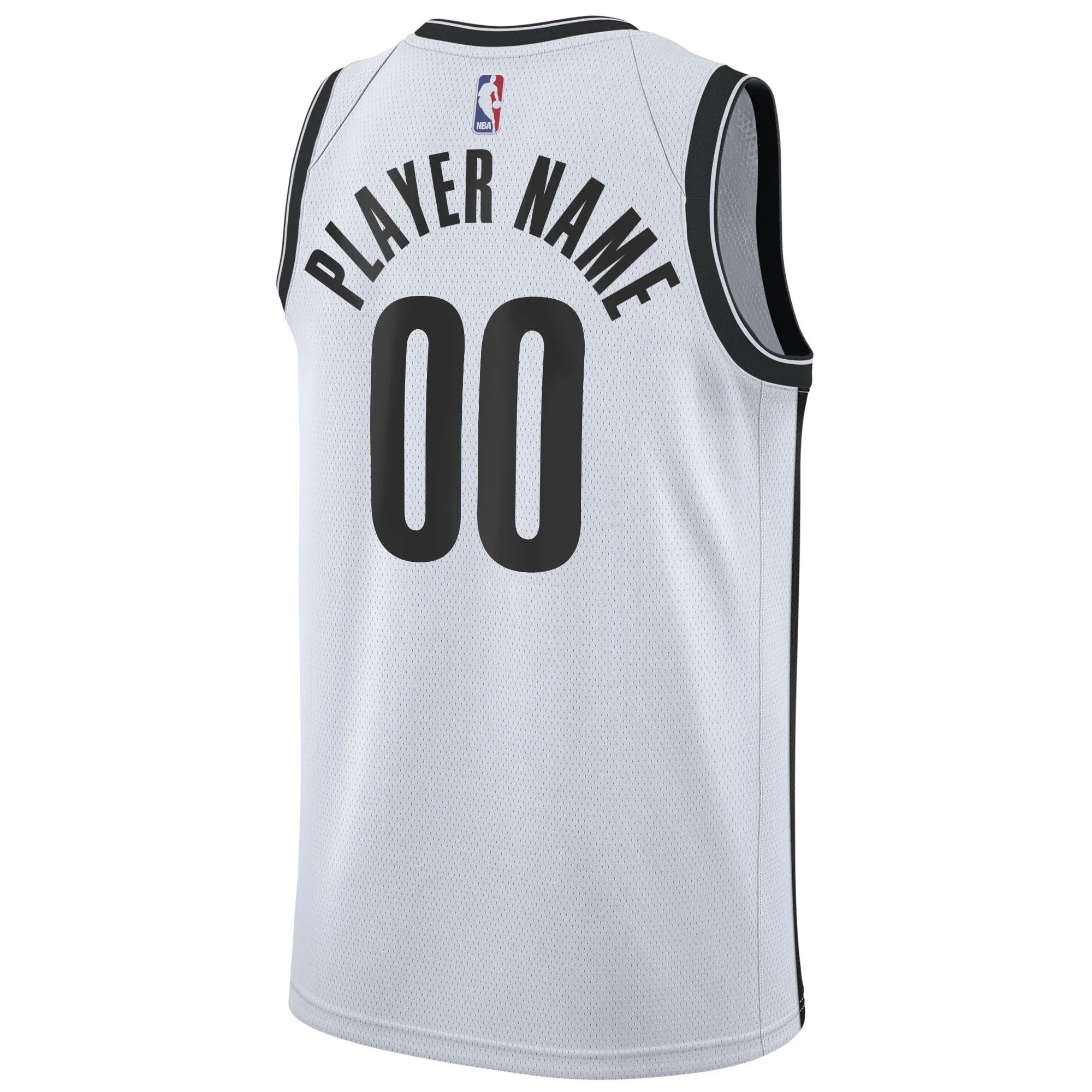 Brooklyn Nets  2020/21 Swingman Custom Jersey - Association Edition - White