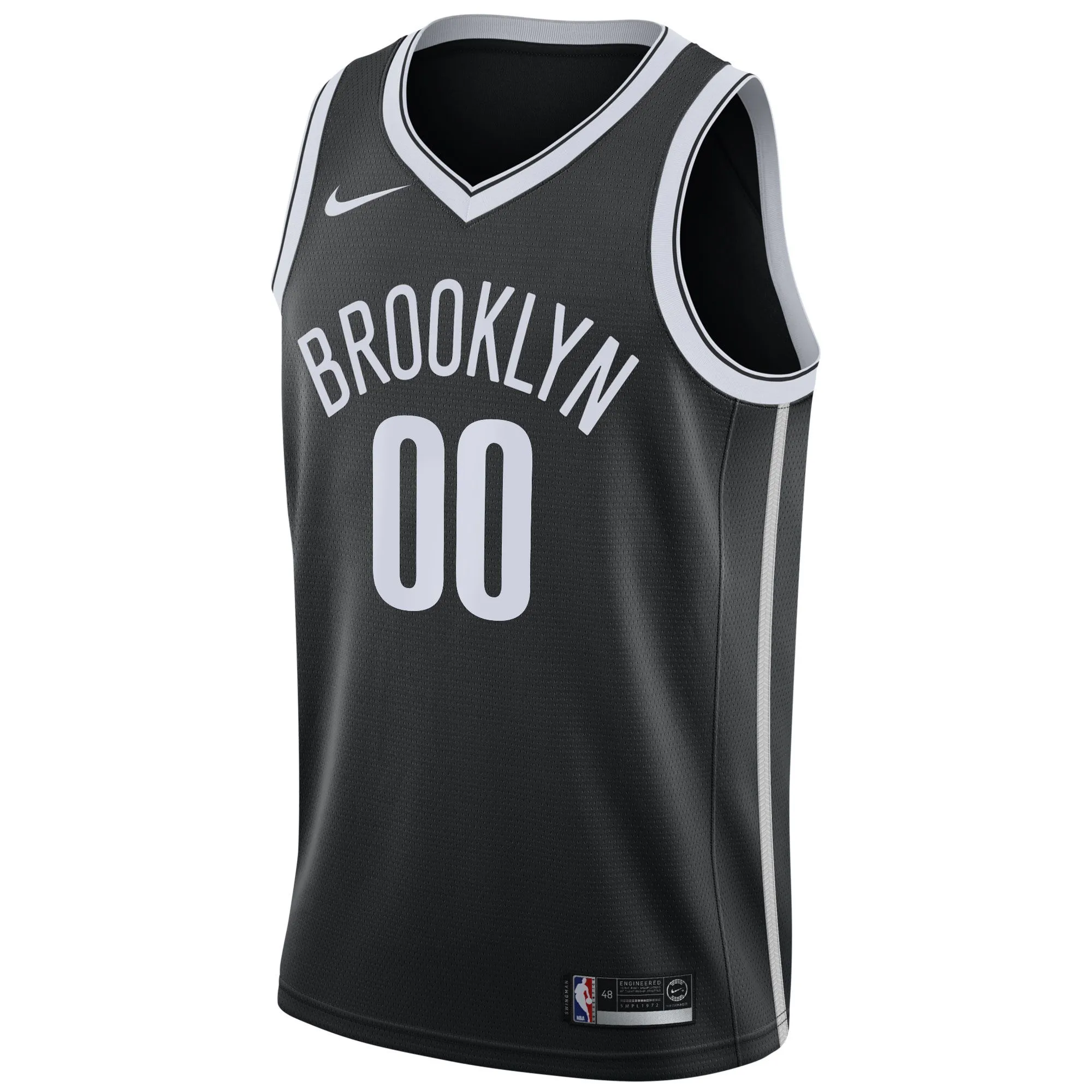 Brooklyn Nets  2020/21 Swingman Custom Jersey - Icon Edition - Black