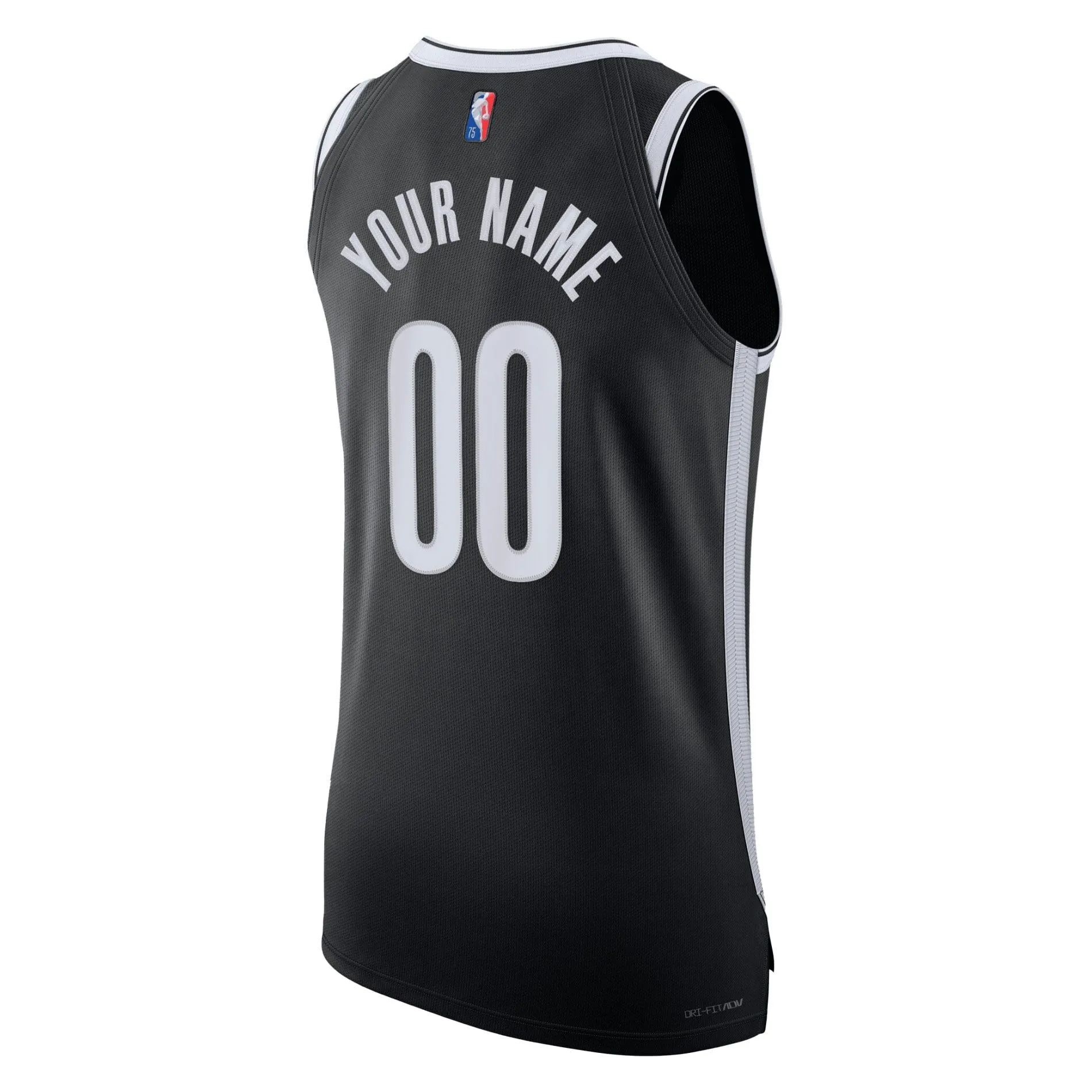 Brooklyn Nets  2021/22 Diamond  Custom Jersey - Icon Edition - Black