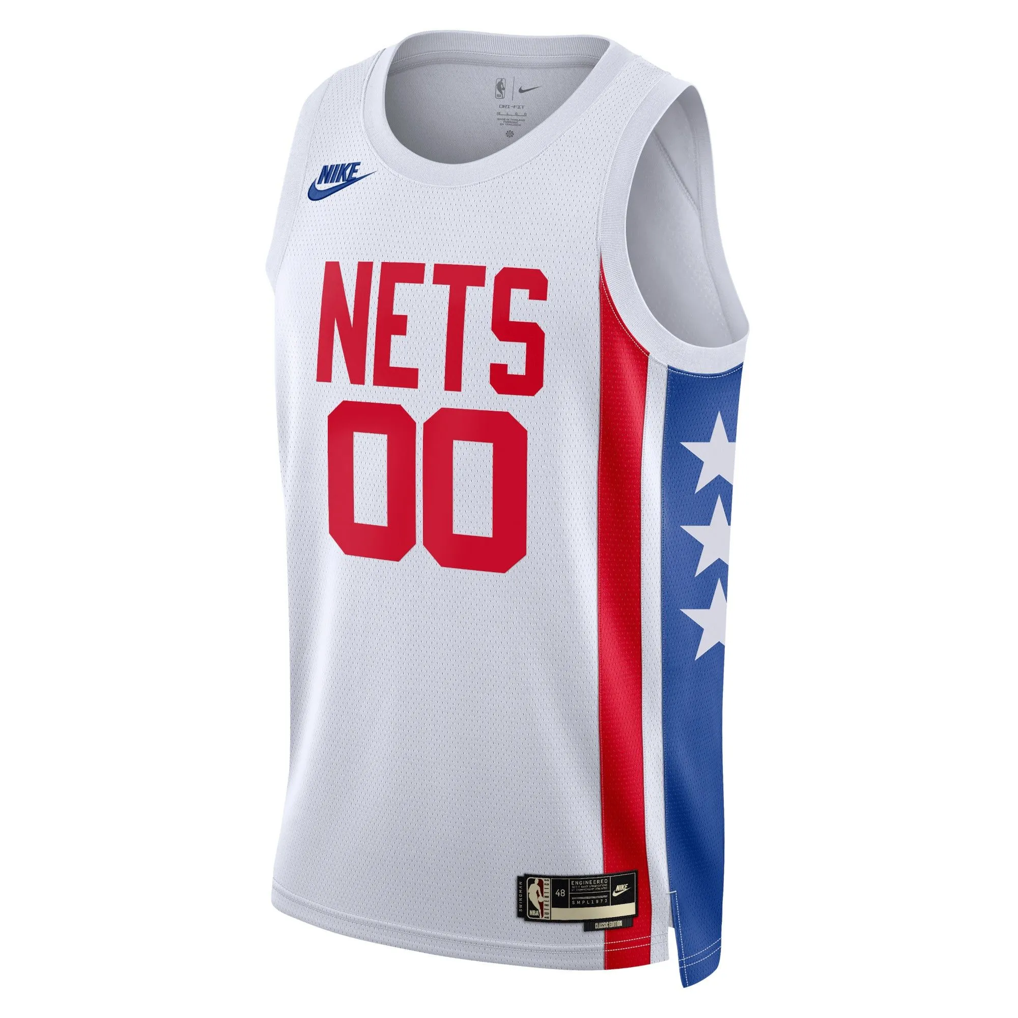 Brooklyn Nets  Unisex 2022/23 Custom Swingman Jersey - Classic Edition - White