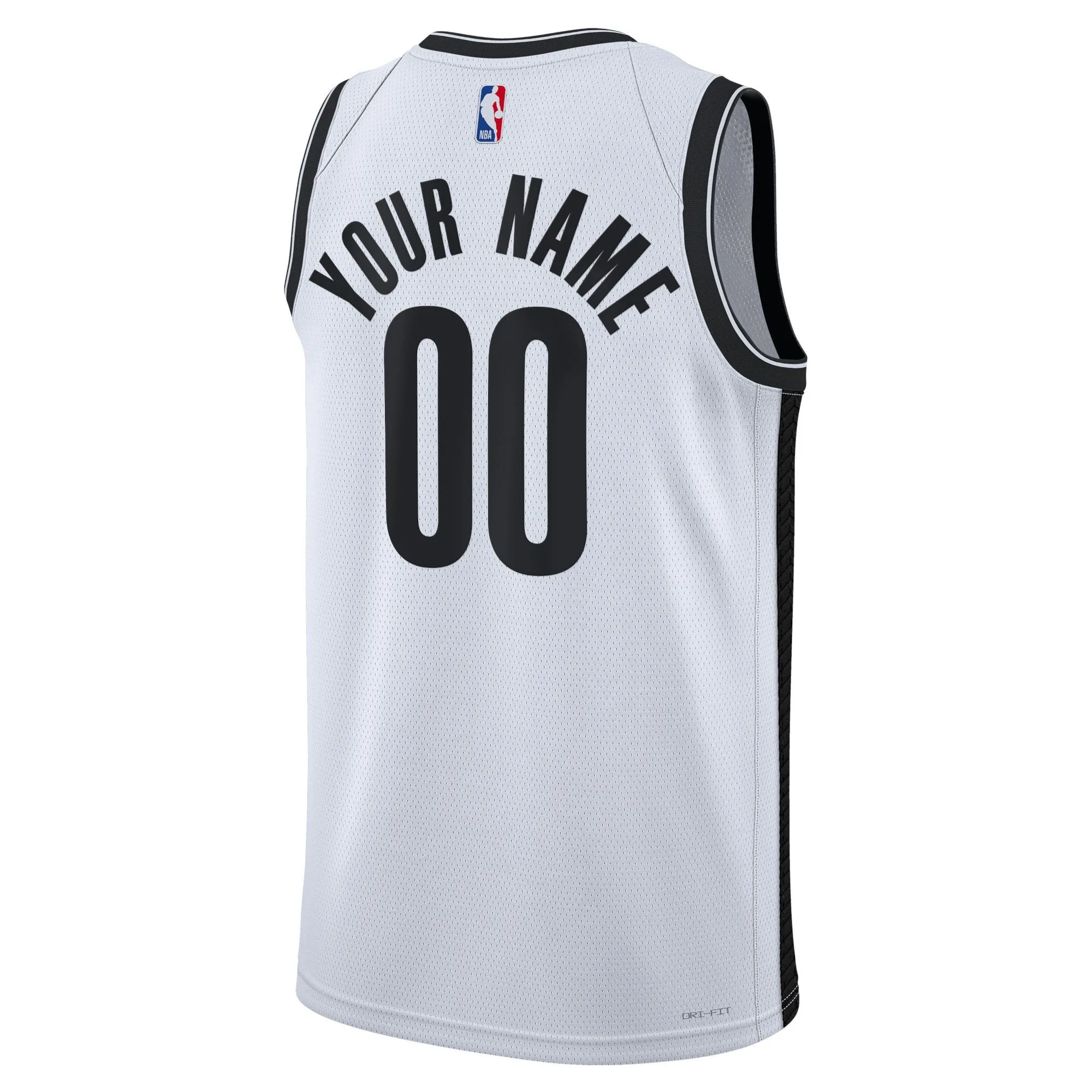 Brooklyn Nets  Unisex Swingman Custom Jersey White - Association Edition