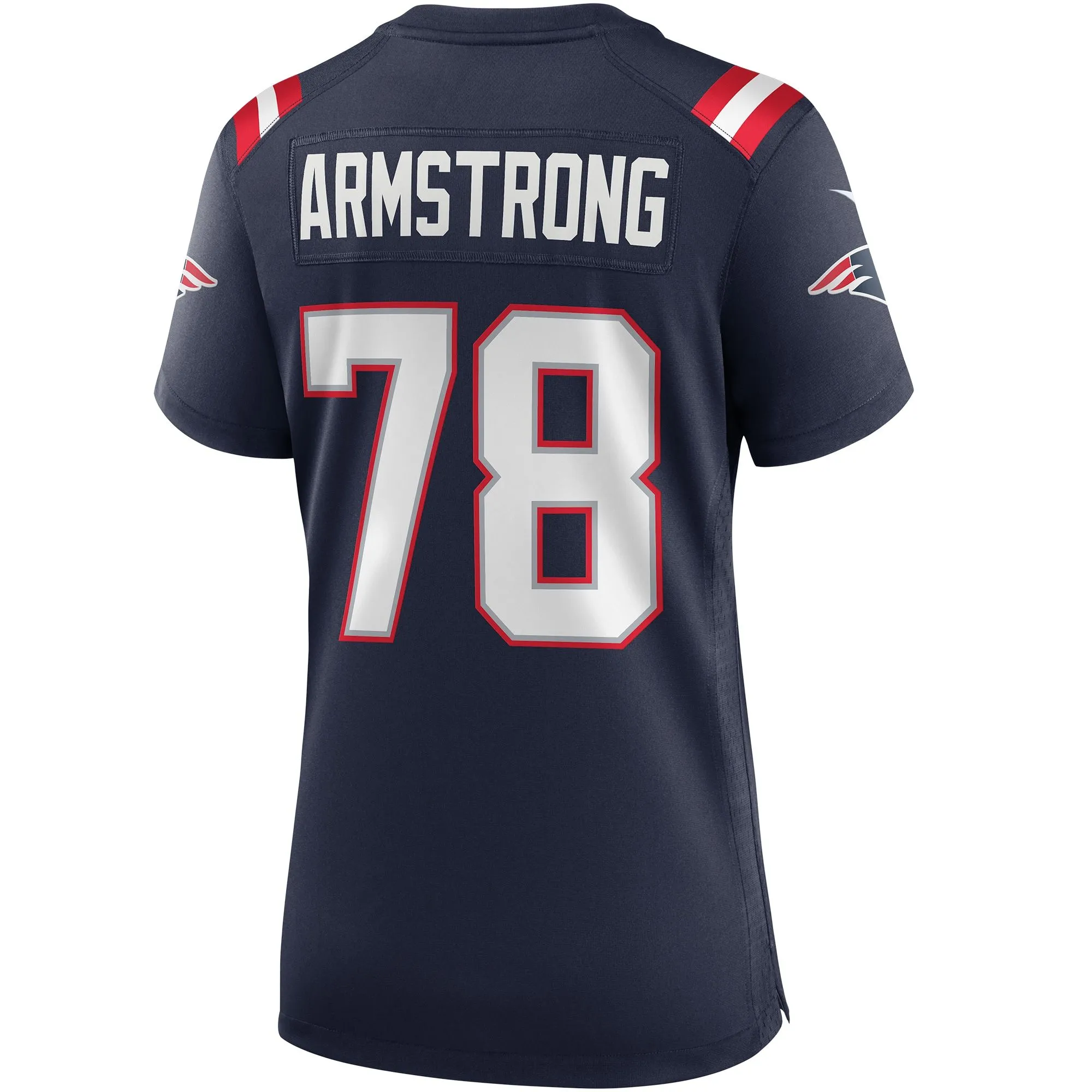 Bruce Armstrong New England Patriots  Women's Game Retired Player Jersey - Navy