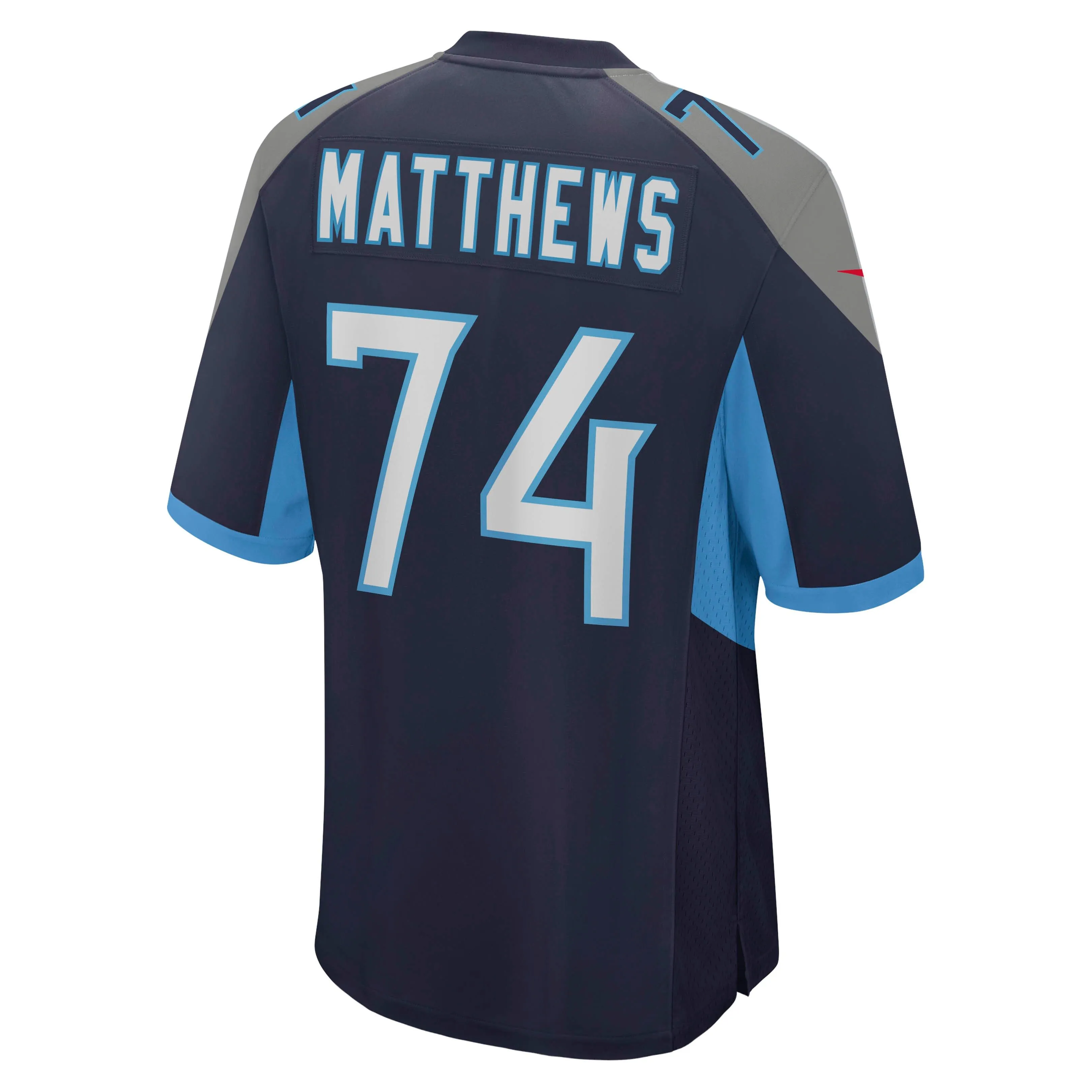 Bruce Matthews Tennessee Titans  Retired Player Jersey - Navy