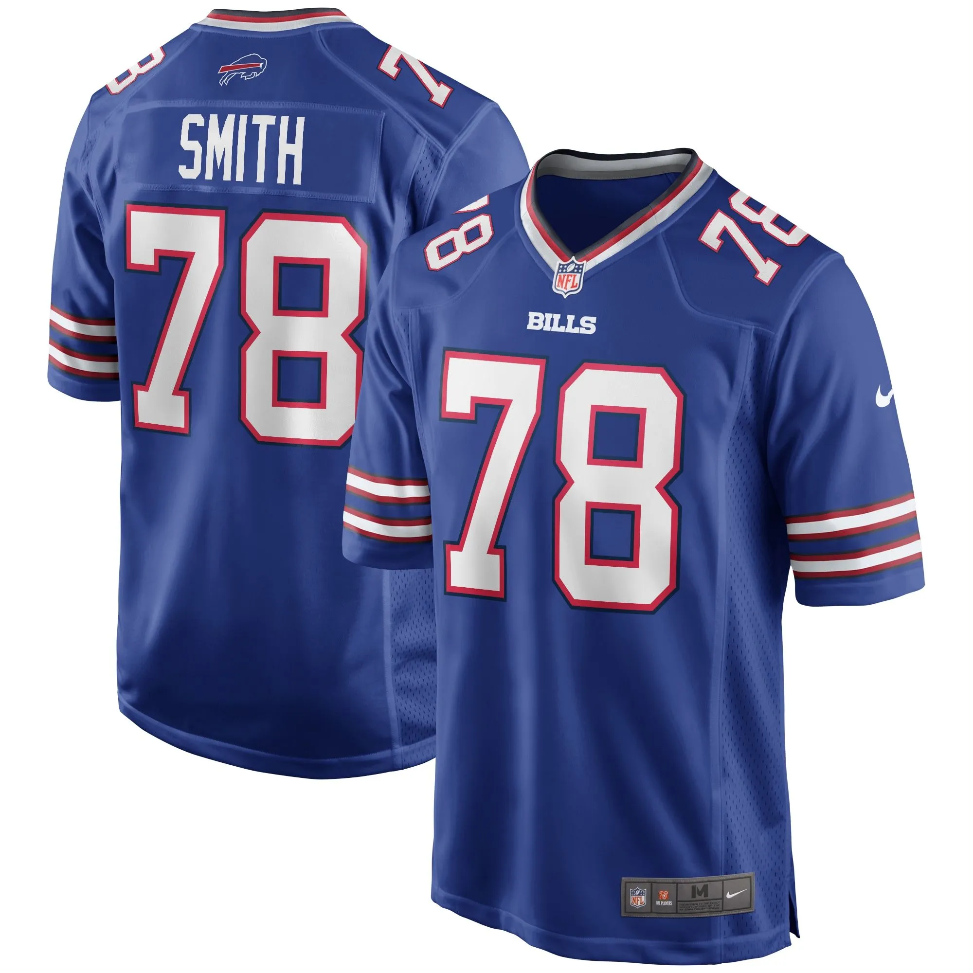 Bruce Smith Buffalo Bills  Game Retired Player Jersey - Royal