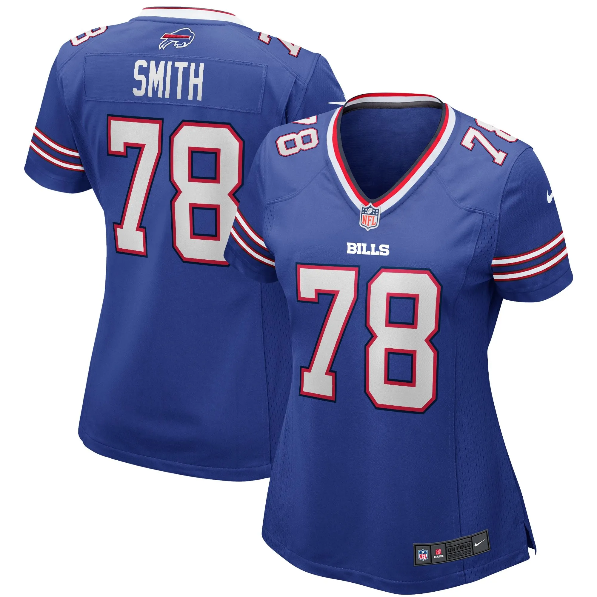 Bruce Smith Buffalo Bills  Women's Game Retired Player Jersey - Royal