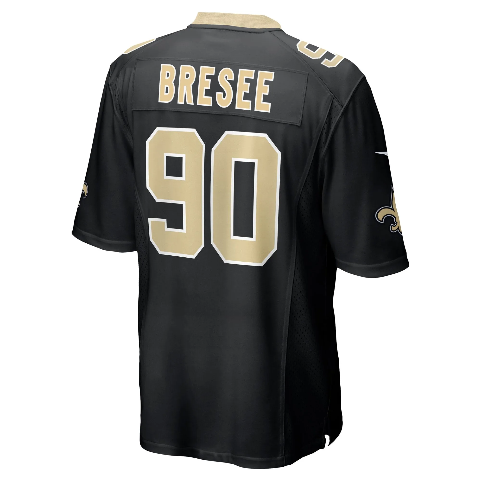 Bryan Bresee New Orleans Saints  2023 NFL Draft First Round Pick Game Jersey - Black