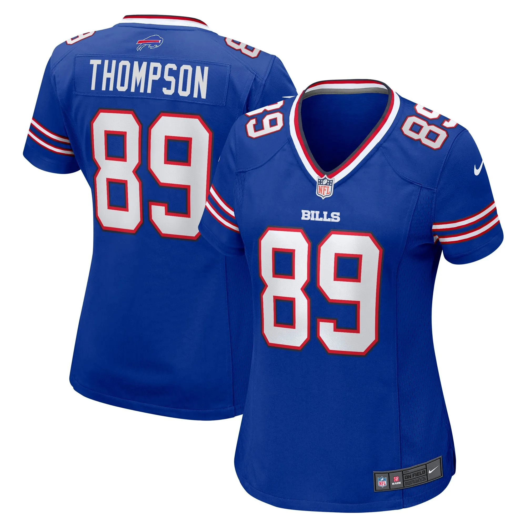 Bryan Thompson Buffalo Bills  Women's Team Game Jersey - Royal