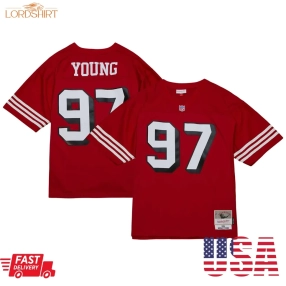 Bryant Young San Francisco 49Ers Mitchell & Ness Legacy Replica Jersey   Scarlet