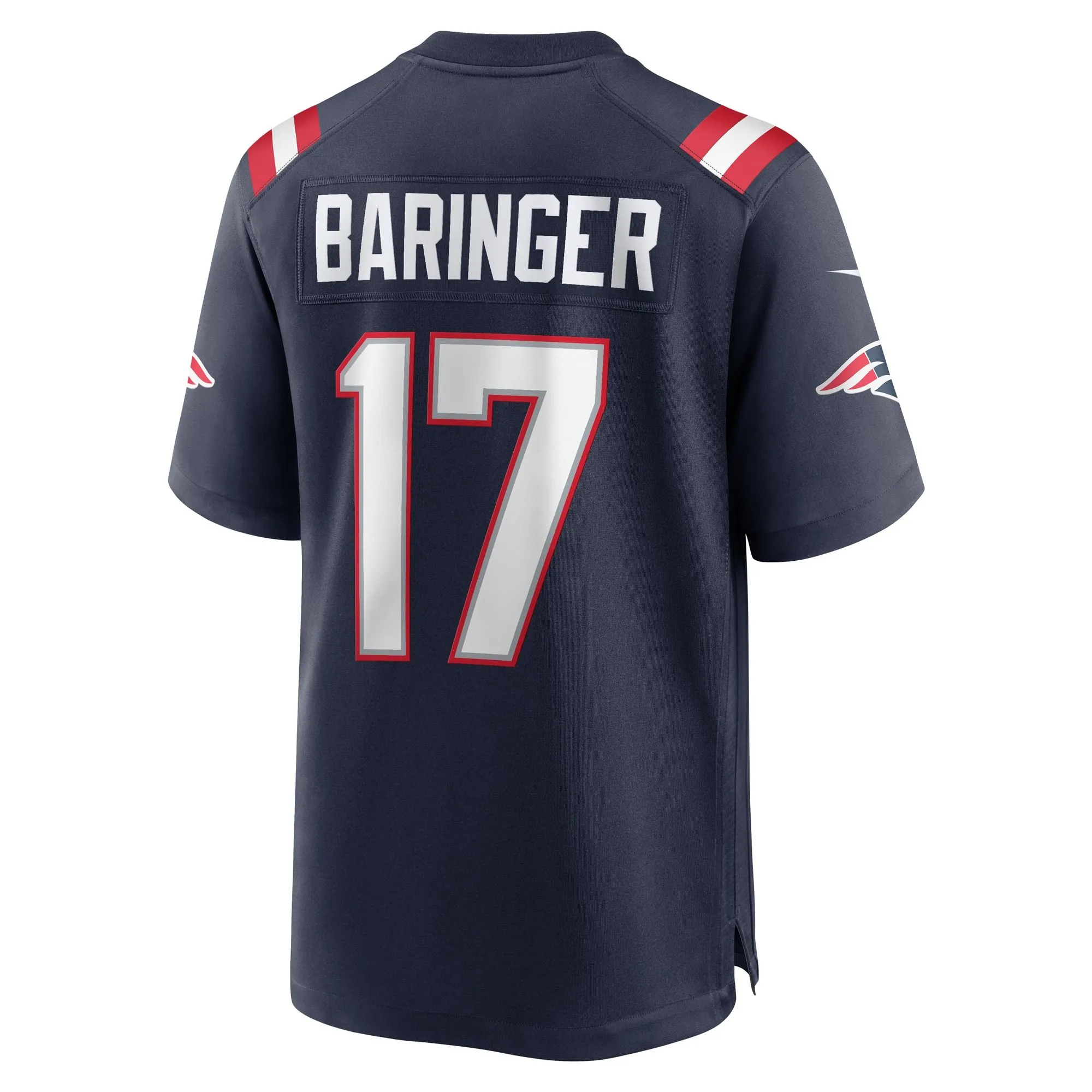 Bryce Baringer New England Patriots  Team Game Jersey -  Navy