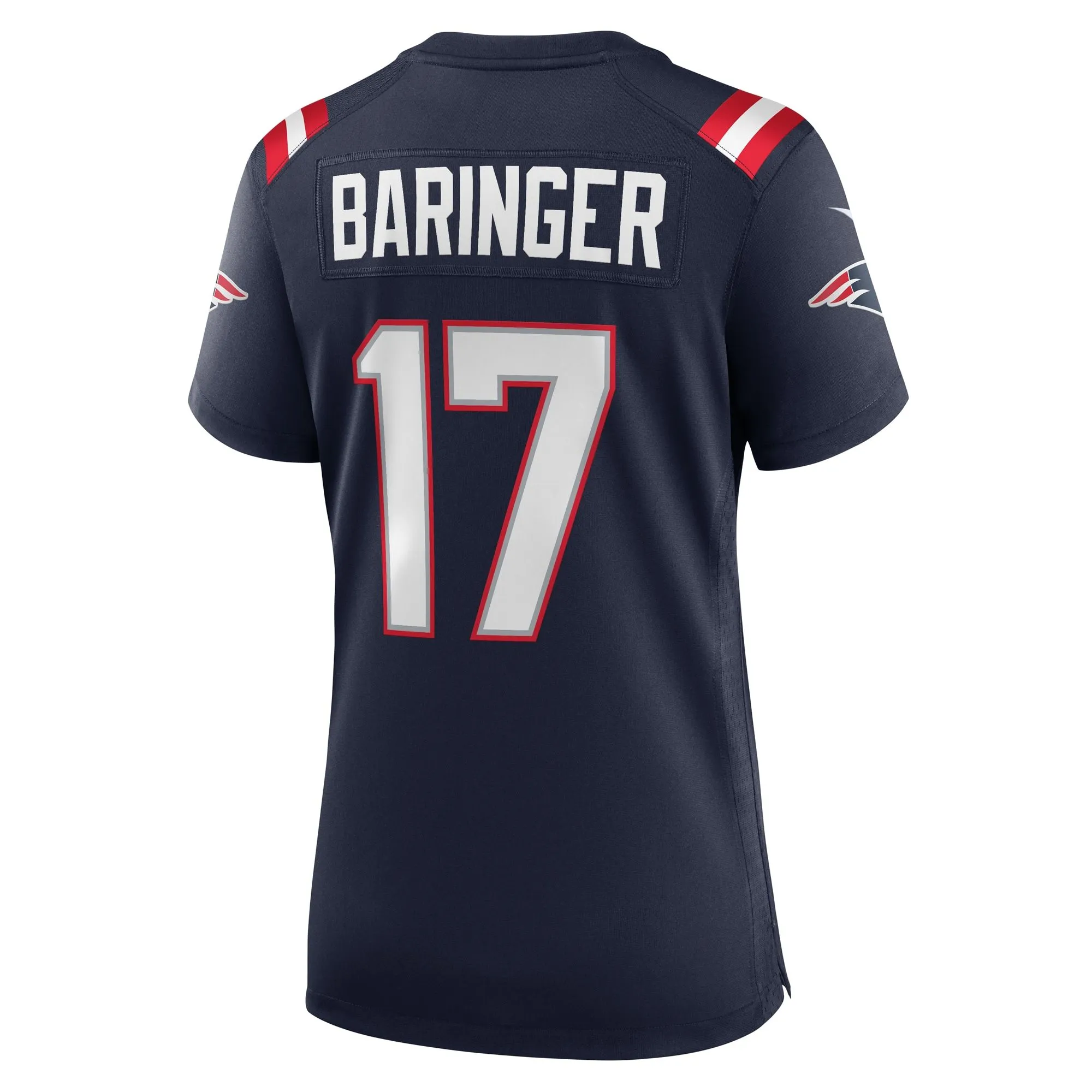 Bryce Baringer New England Patriots  Women's Team Game Jersey -  Navy