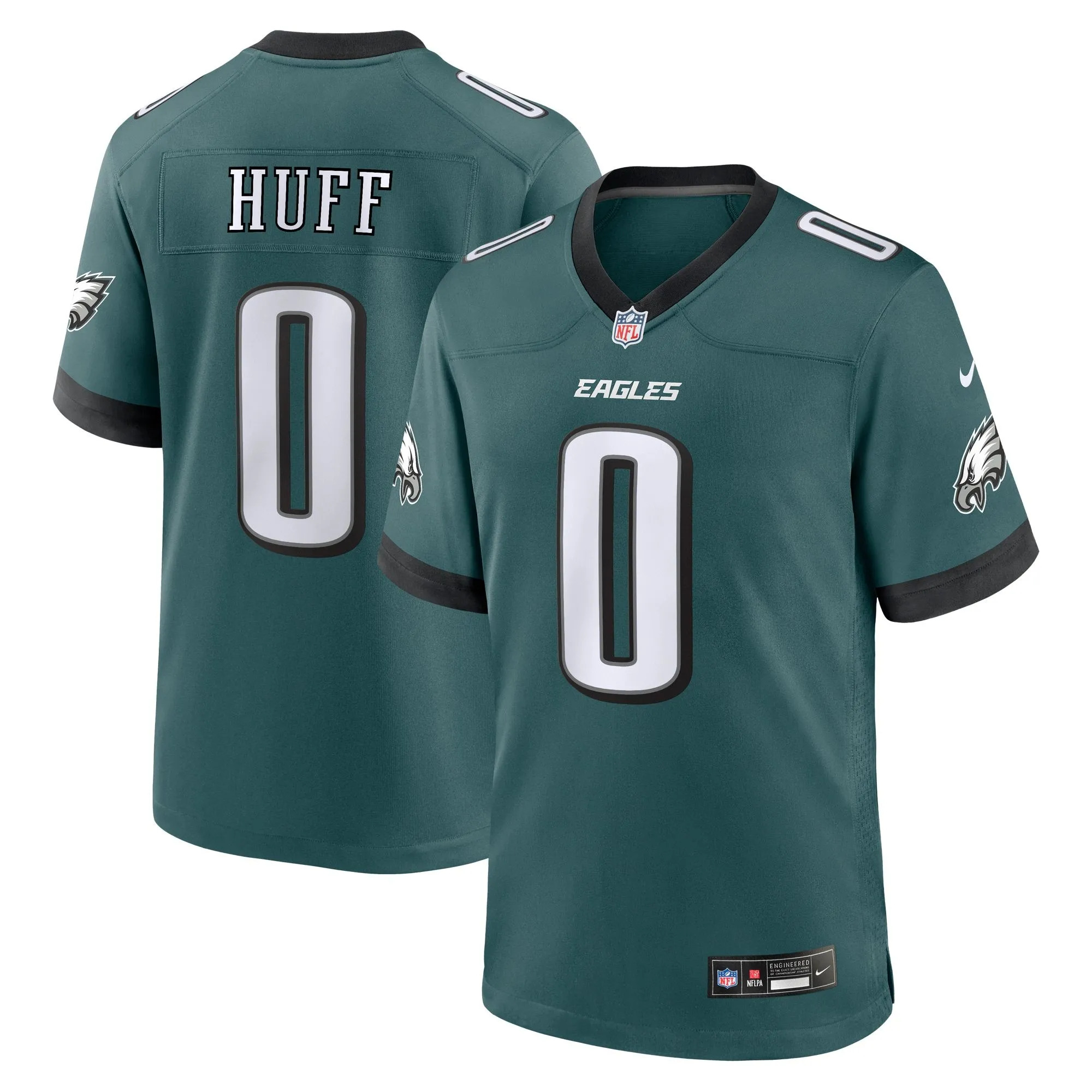 Bryce Huff Philadelphia Eagles  Game Player Jersey - Midnight Green