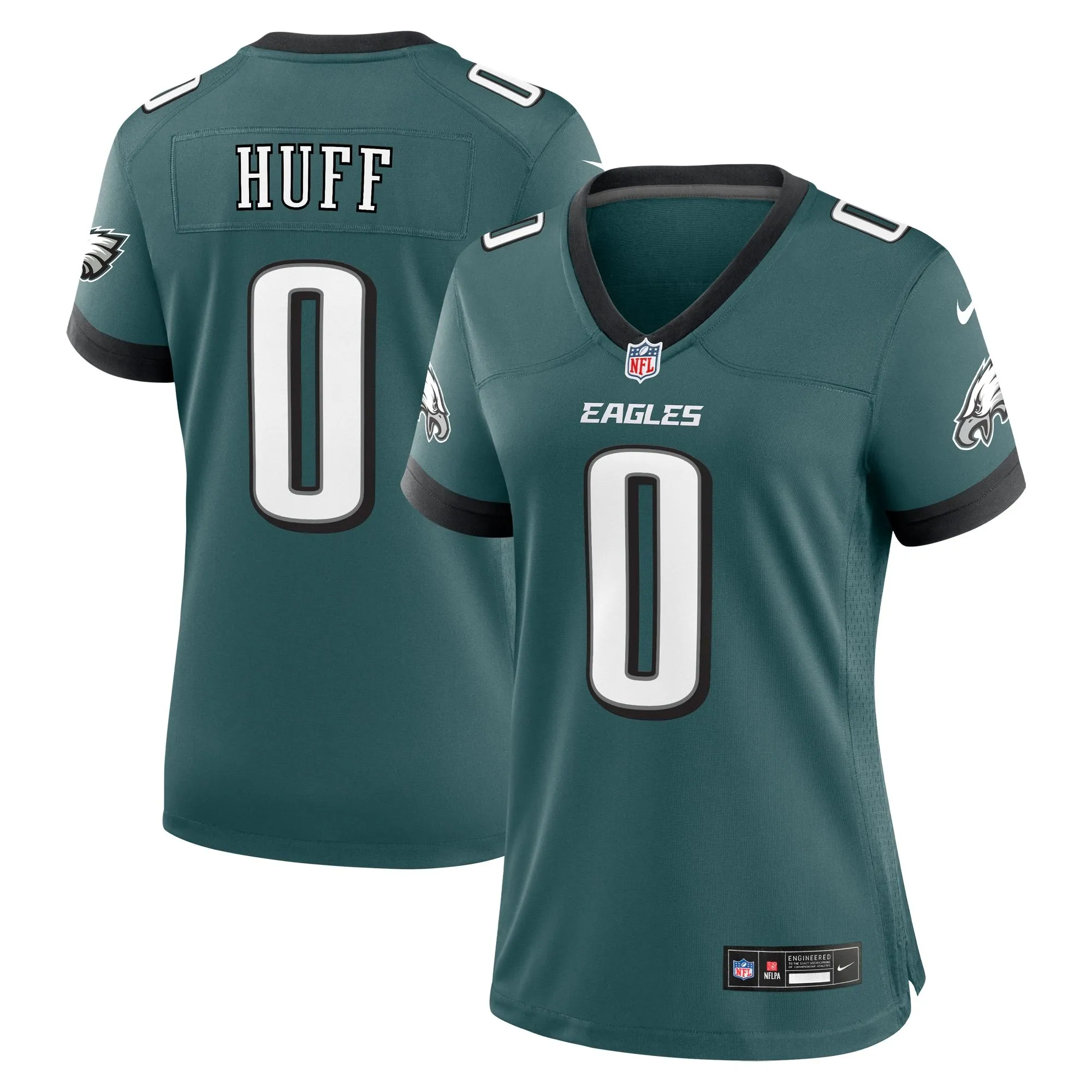 Bryce Huff Philadelphia Eagles  Women's Game Player Jersey - Midnight Green