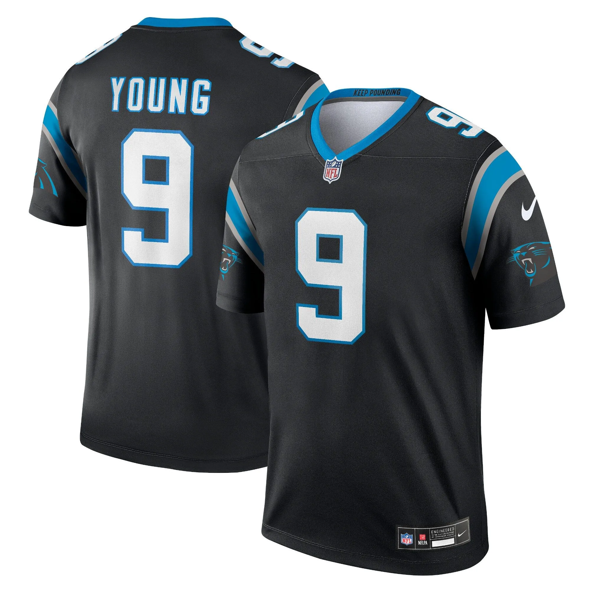 Bryce Young Carolina Panthers   Legend Jersey - Black