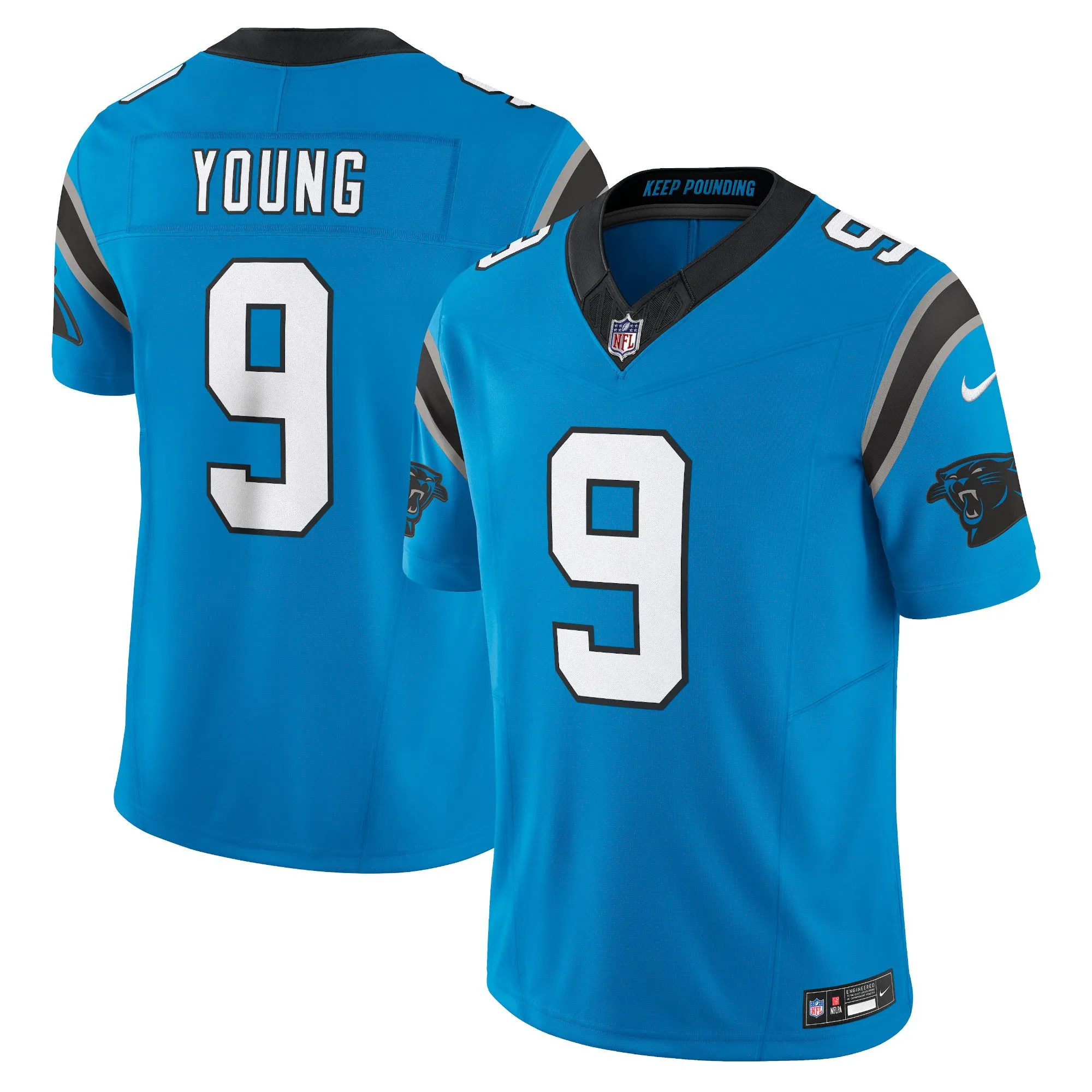 Bryce Young Carolina Panthers   Vapor F.U.S.E. Limited Jersey - Blue