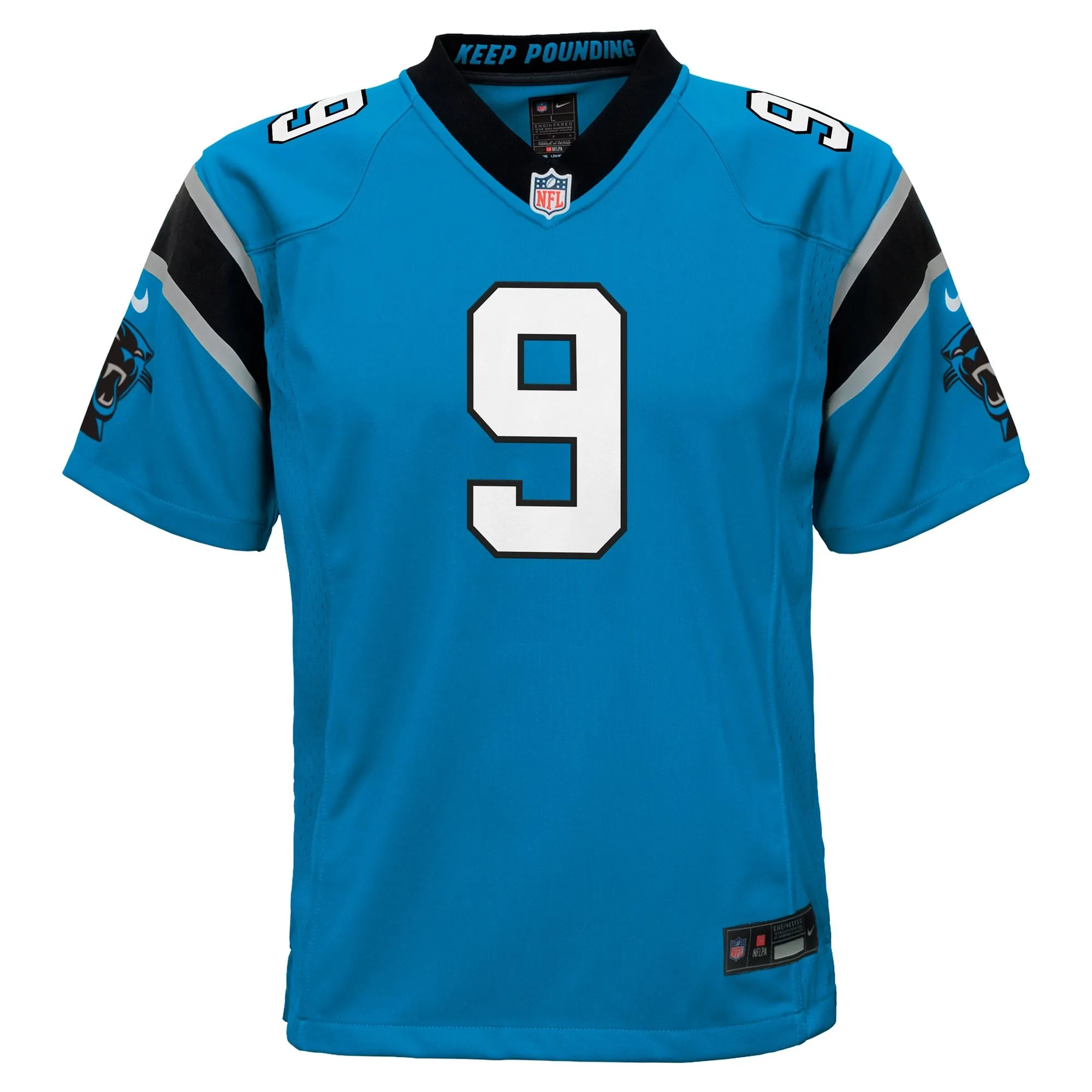 Bryce Young Carolina Panthers  Youth Game Jersey - Blue