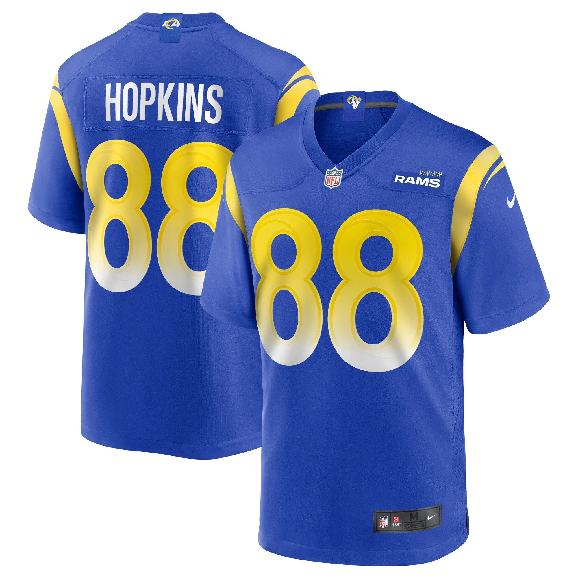 Brycen Hopkins Los Angeles Rams  Game Jersey - Royal