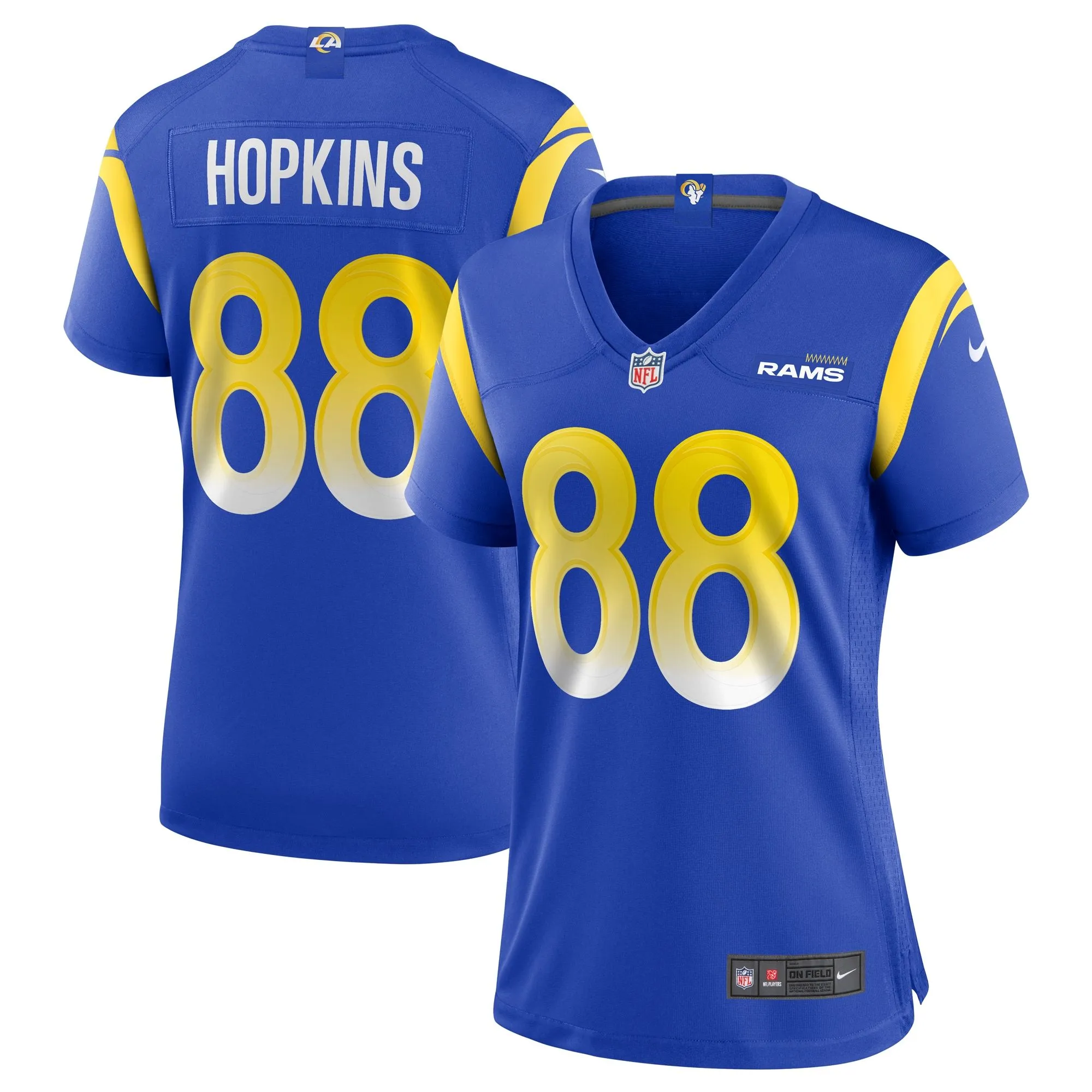 Brycen Hopkins Los Angeles Rams  Women's Game Jersey - Royal