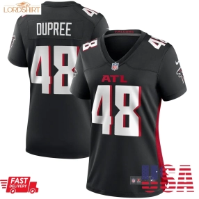 Bud Dupree Atlanta Falcons  Women's Game Player Jersey   Black