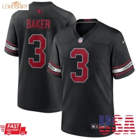 Budda Baker Arizona Cardinals  Game Jersey   Black