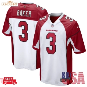 Budda Baker Arizona Cardinals  Game Jersey   White