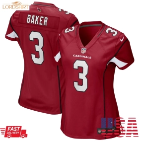 Budda Baker Arizona Cardinals  Women's Game Jersey   Cardinal