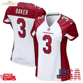 Budda Baker Arizona Cardinals  Women's Game Jersey   White