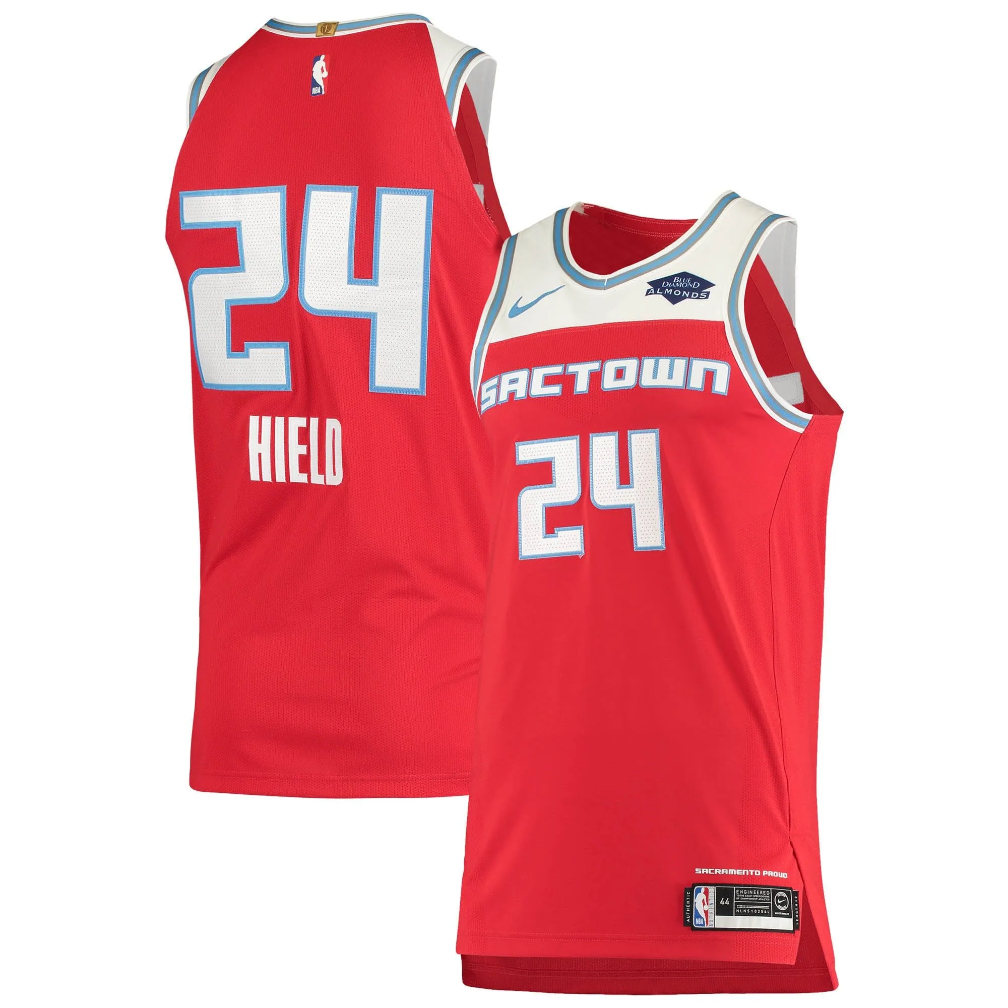 Buddy Hield Sacramento Kings   Badge Jersey - City Edition - Red