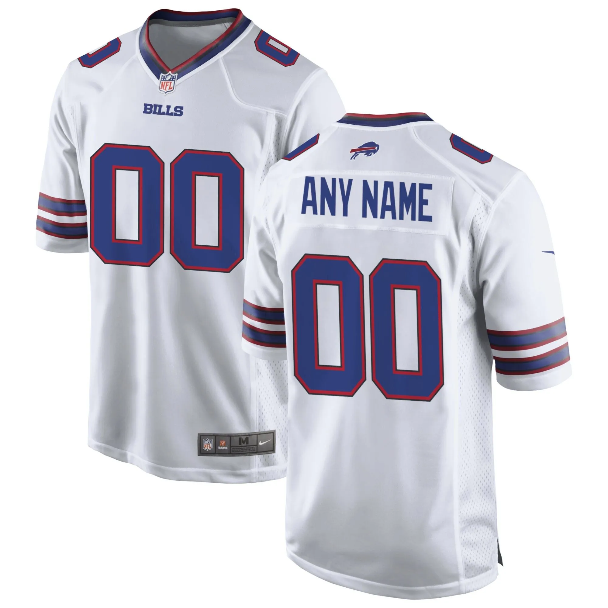 Buffalo Bills  Custom Game Jersey - White