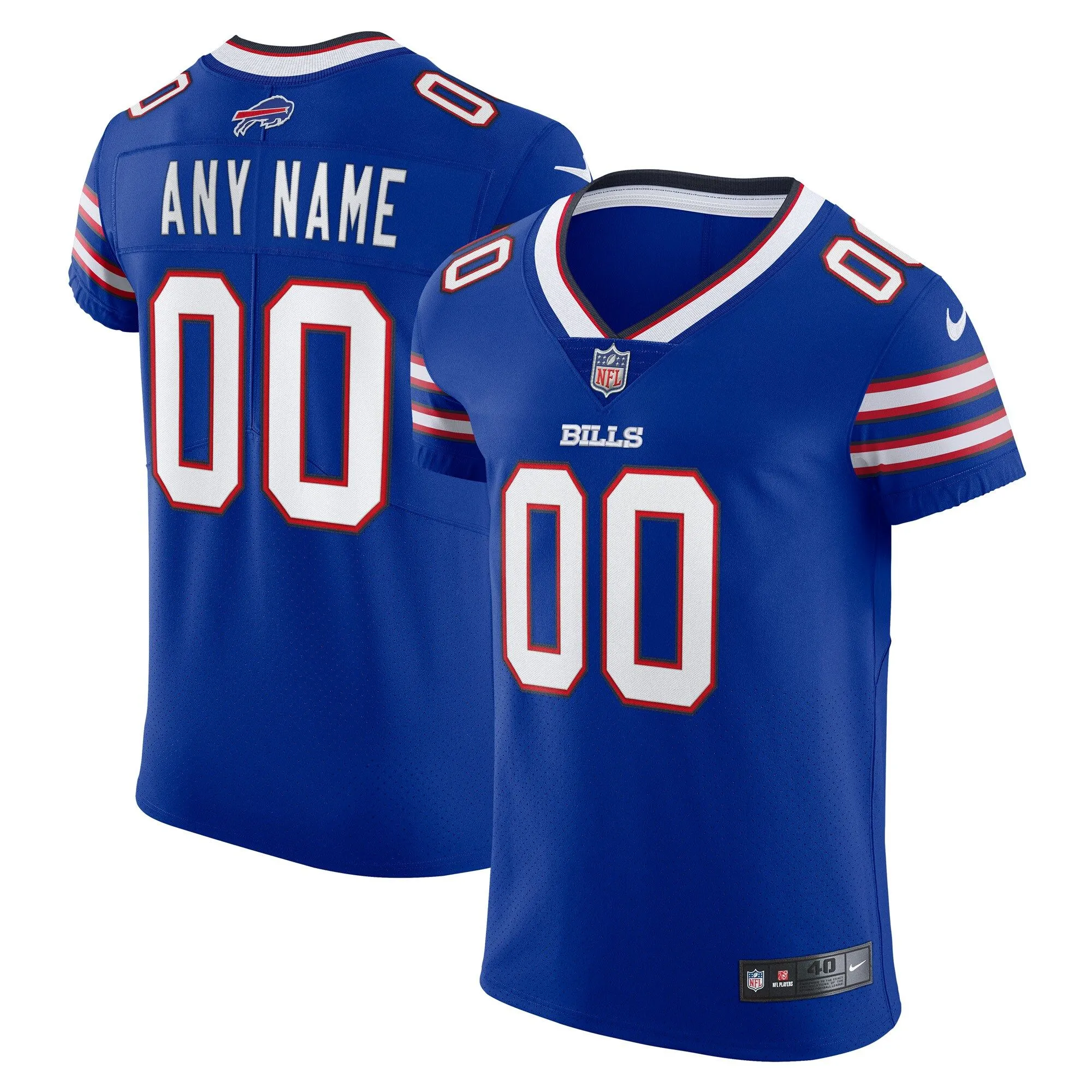 Buffalo Bills  Vapor Elite Custom Jersey - Royal