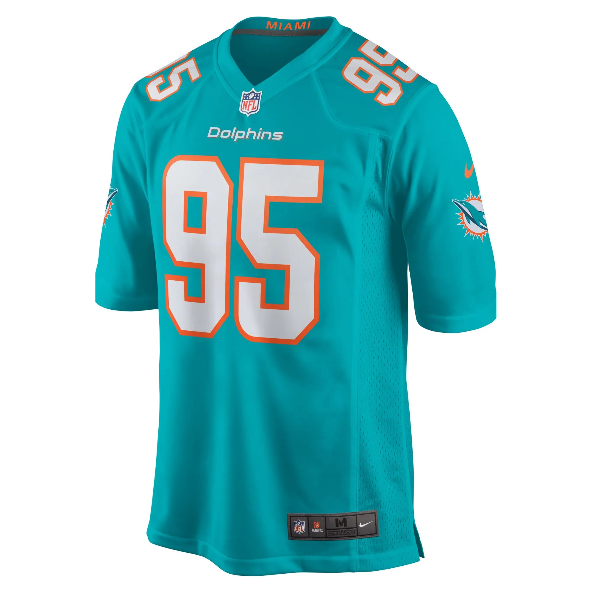 Byron Cowart Miami Dolphins   Game Jersey -  Aqua