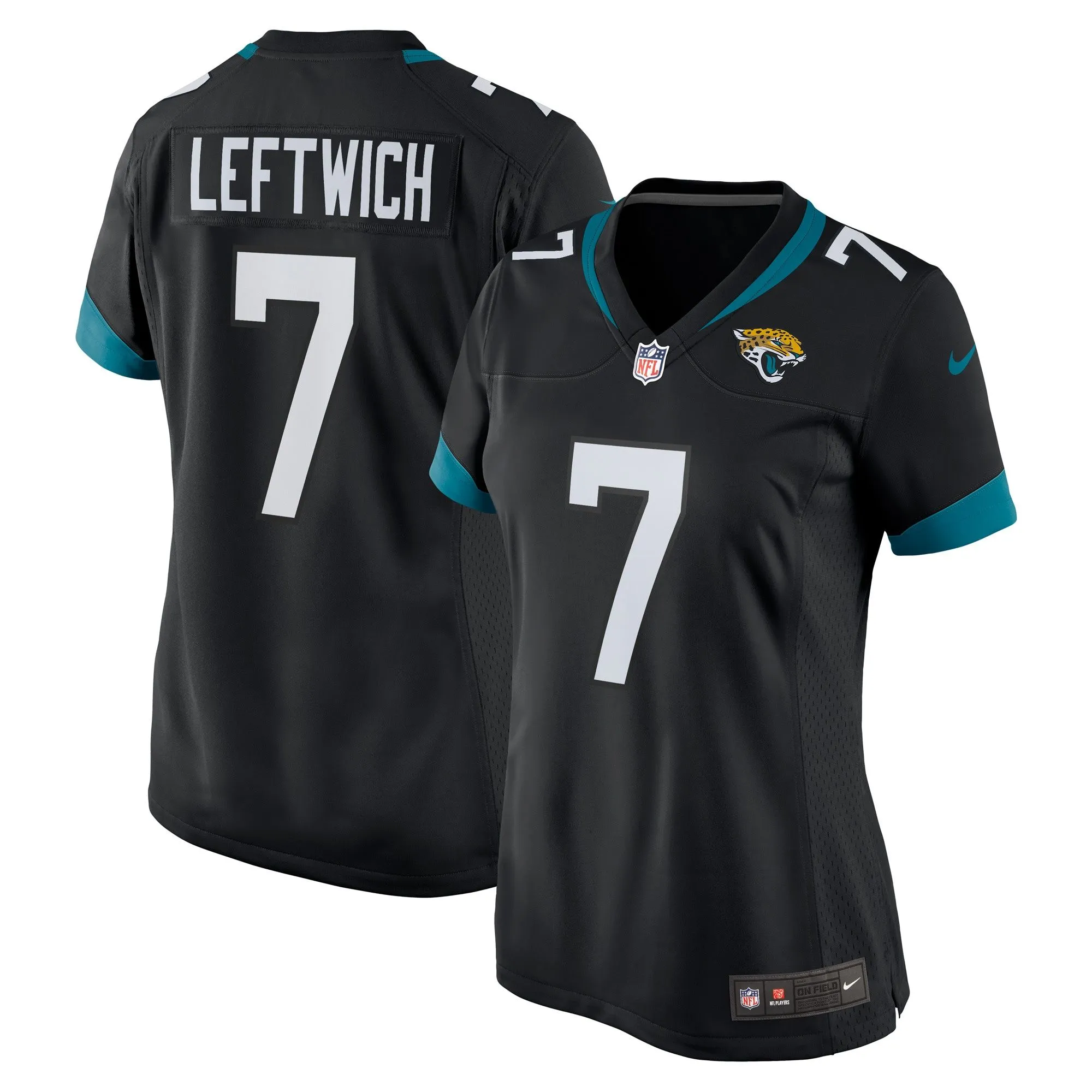 Byron Leftwich Jacksonville Jaguars  Women's Alternate Retired Player Game Jersey - Black