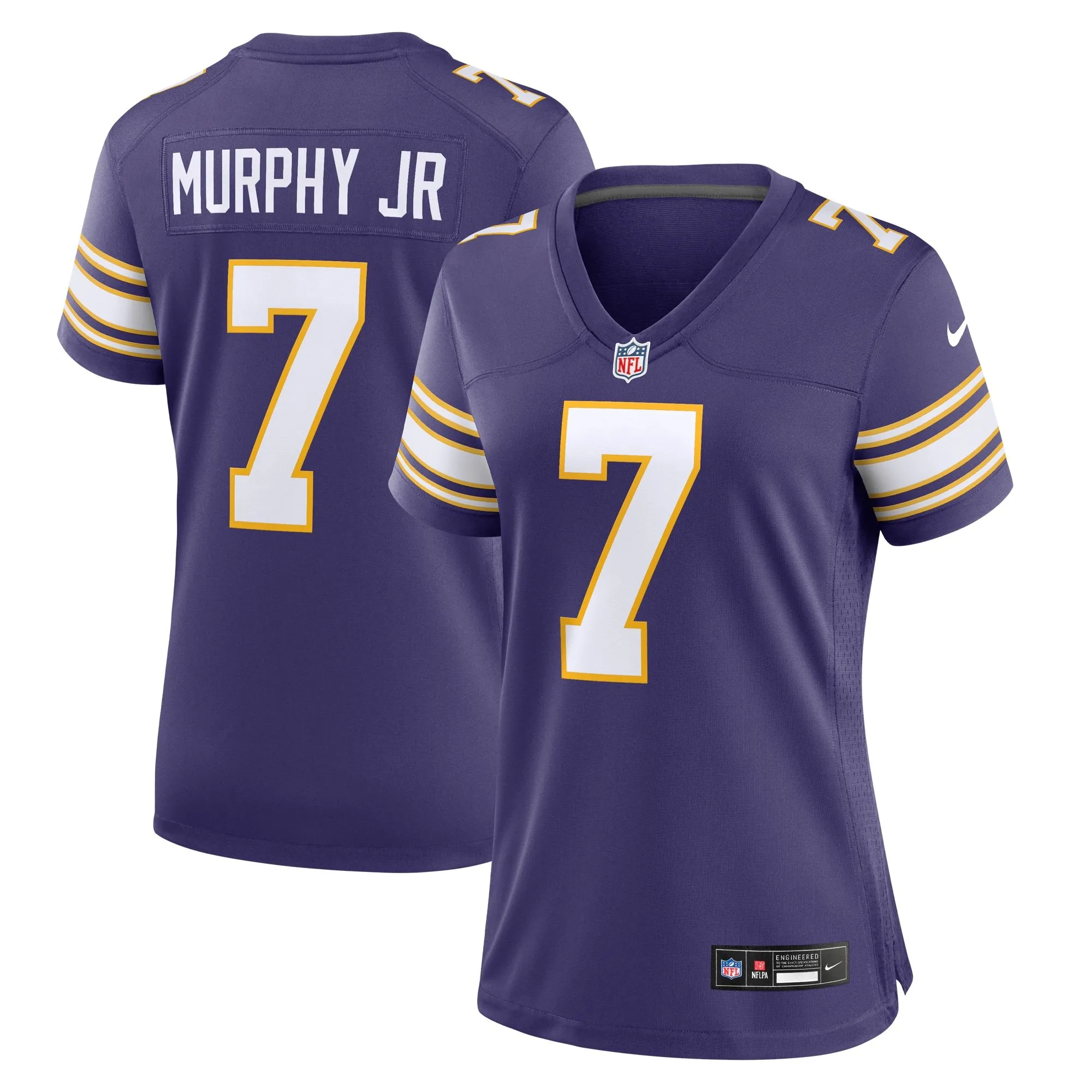 Byron Murphy Jr. Minnesota Vikings  Women's Classic Player Game Jersey - Purple