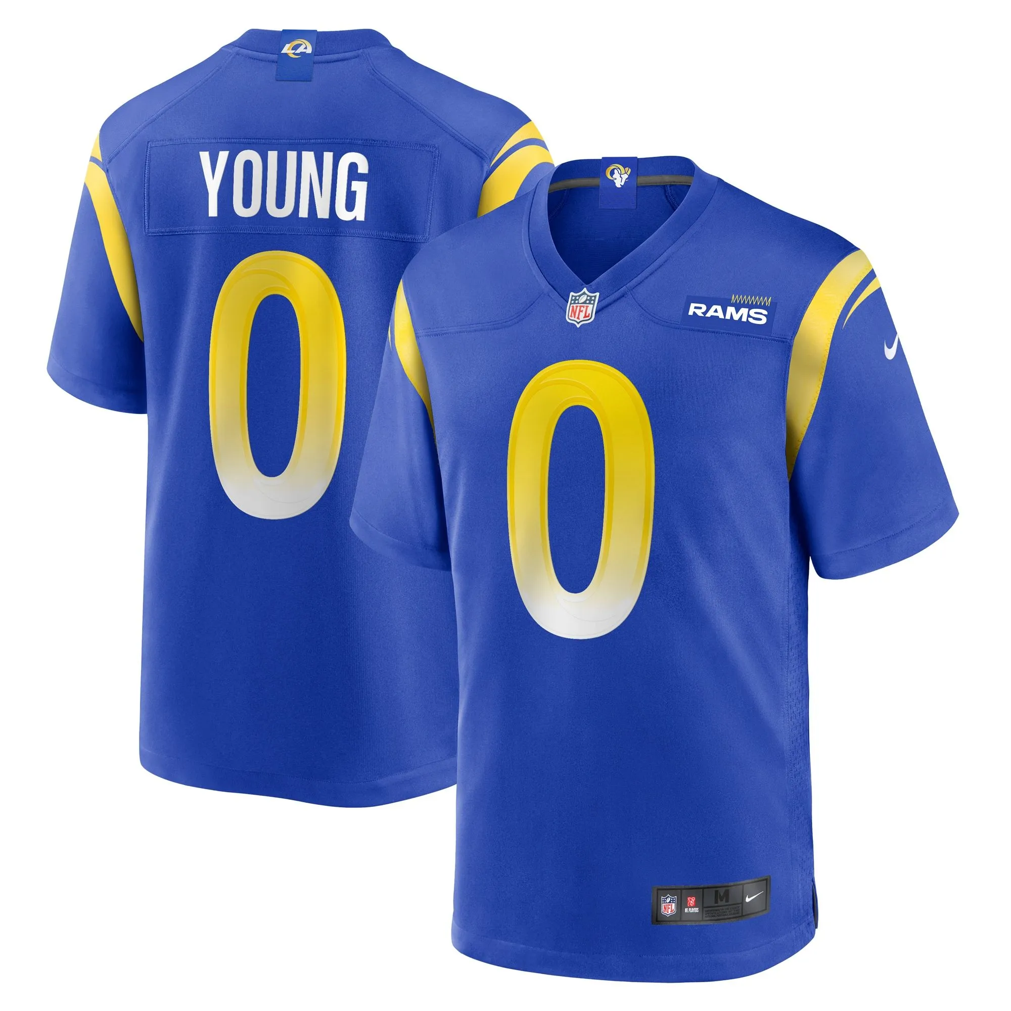 Byron Young Los Angeles Rams  Home Game Jersey - Royal