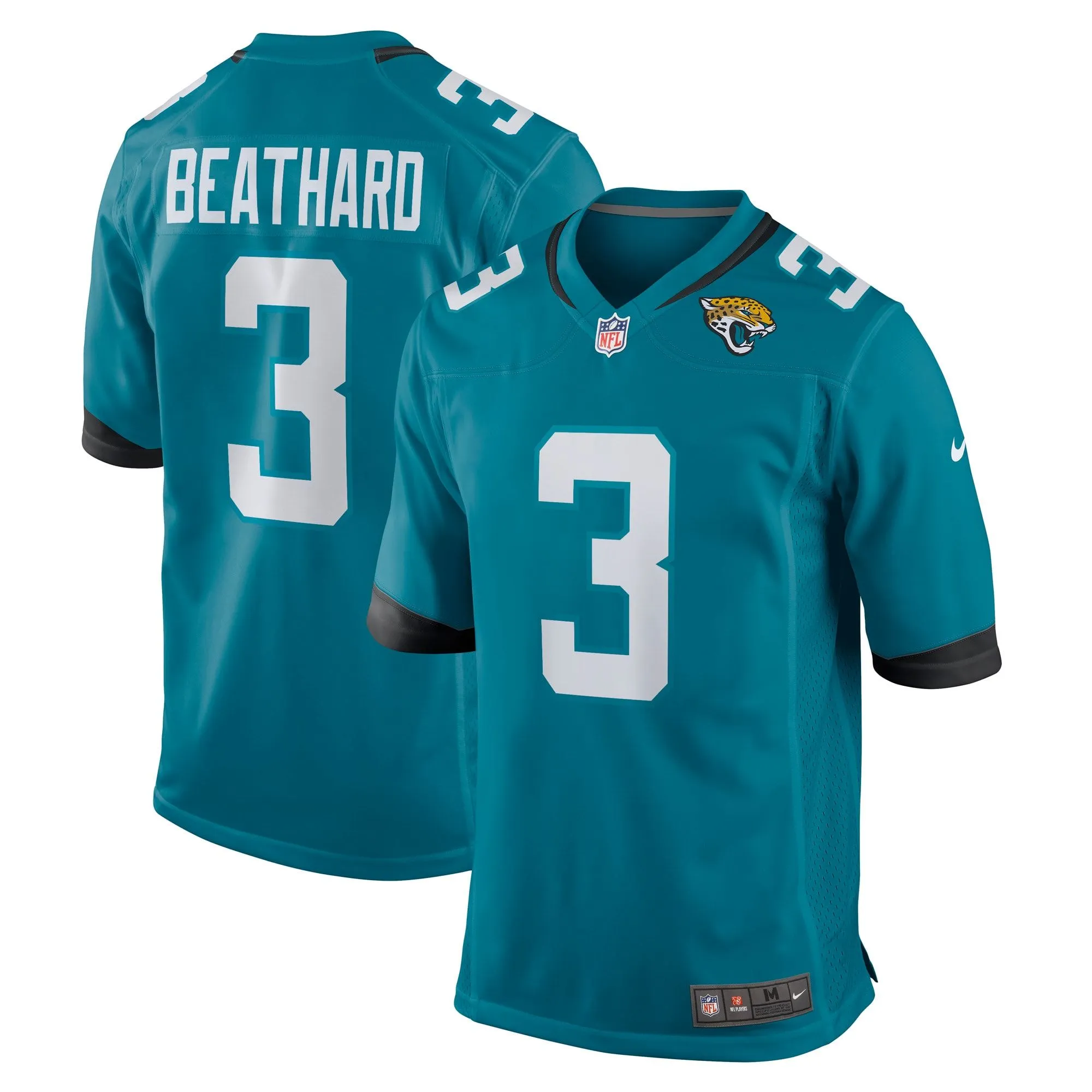 C.J. Beathard Jacksonville Jaguars  Game Jersey - Teal