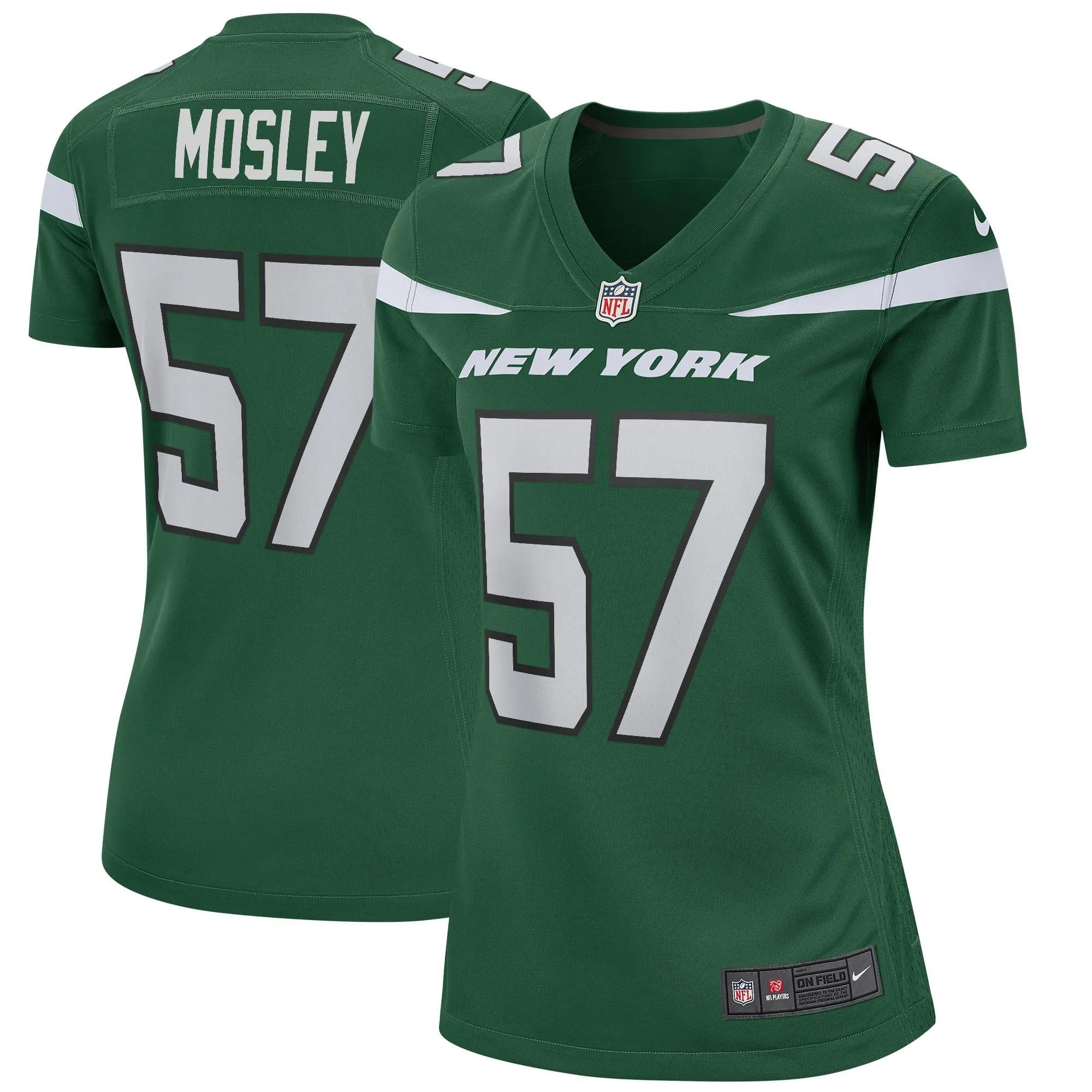 C.J. Mosley New York Jets  Women's Player Jersey - Green