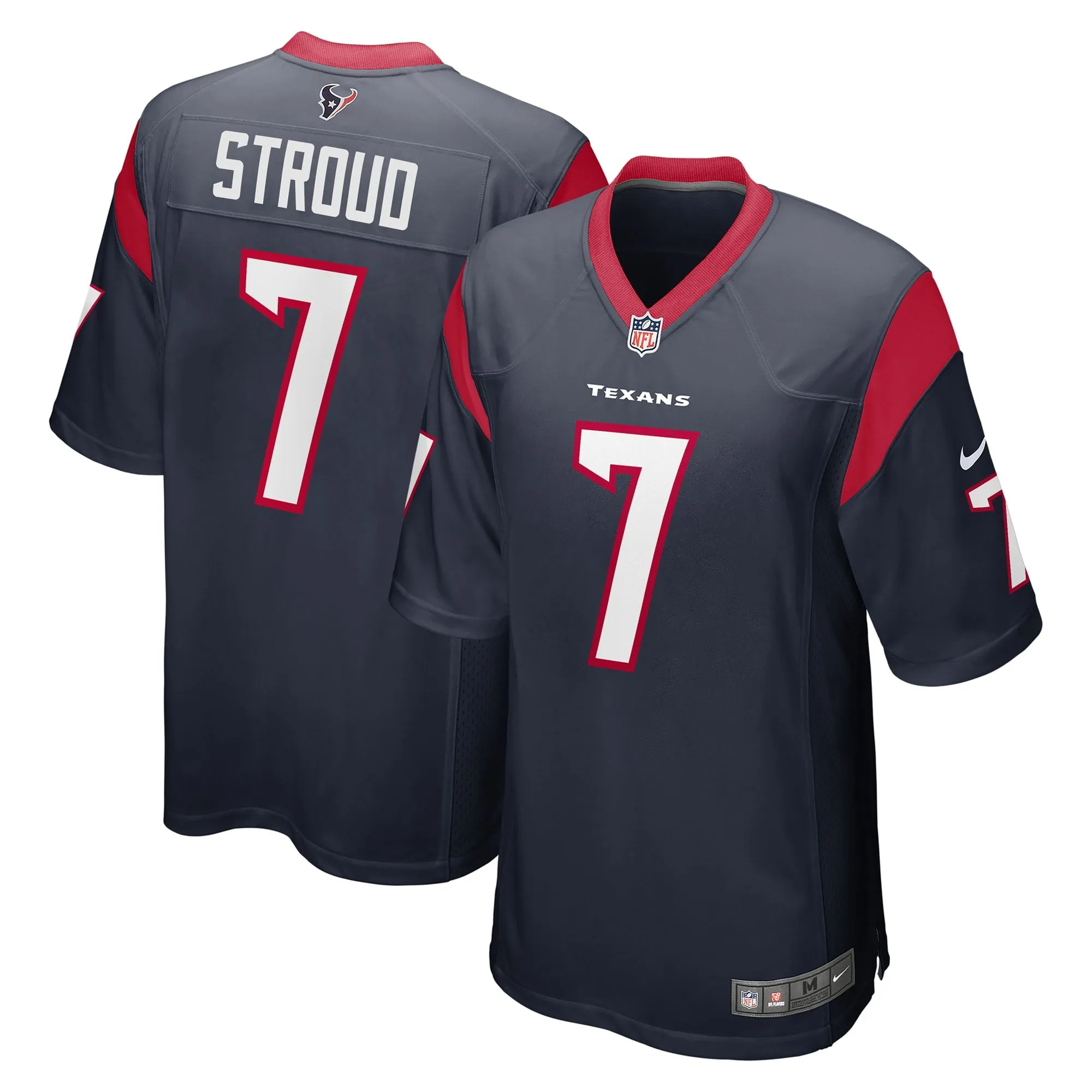 C.J. Stroud Houston Texans  2023 NFL Draft First Round Pick Game Jersey - Navy