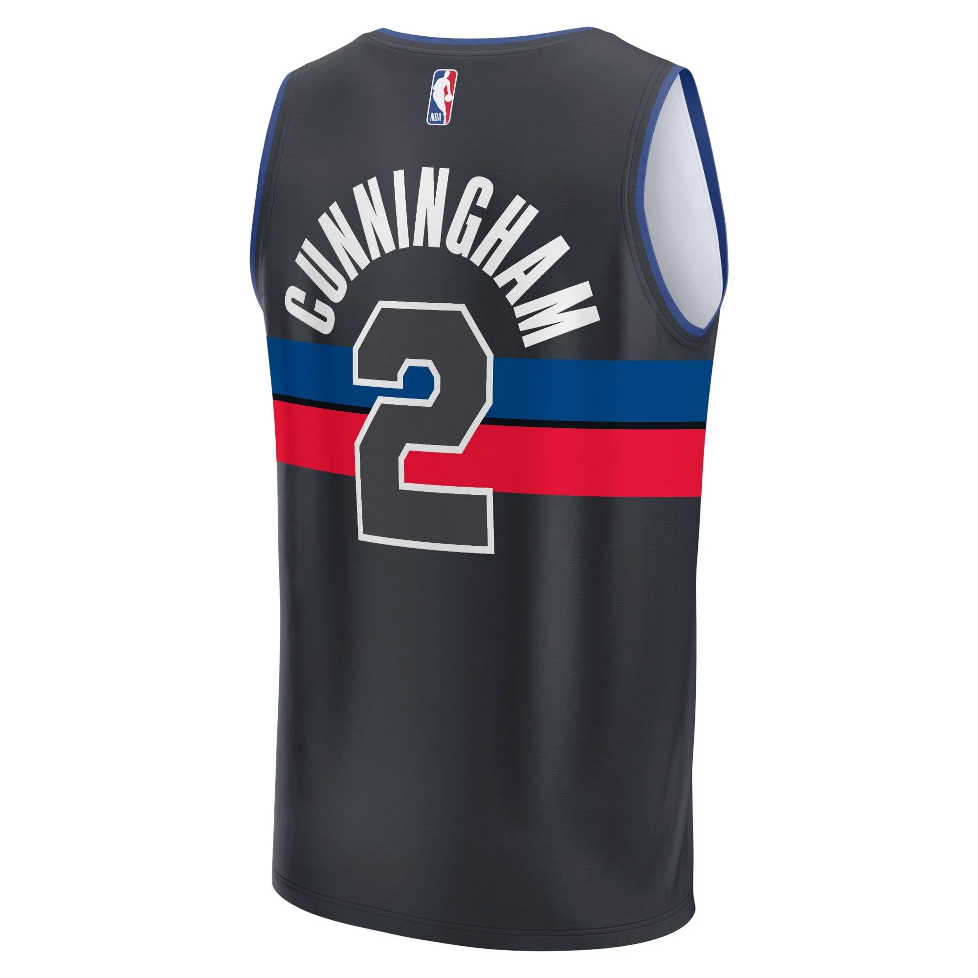 Cade Cunningham Detroit Pistons Fanatics Branded Fast Break Replica Player Jersey - Statement Edition - Black