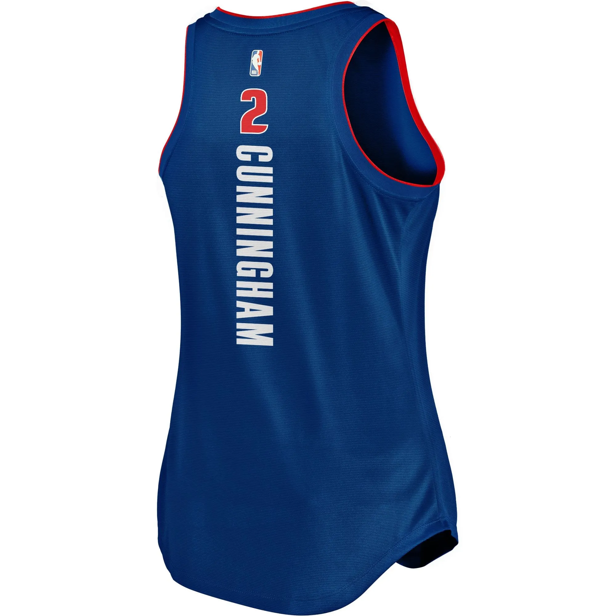 Cade Cunningham Detroit Pistons Fanatics Branded Women's Fast Break Tank Jersey - Icon Edition - Blue