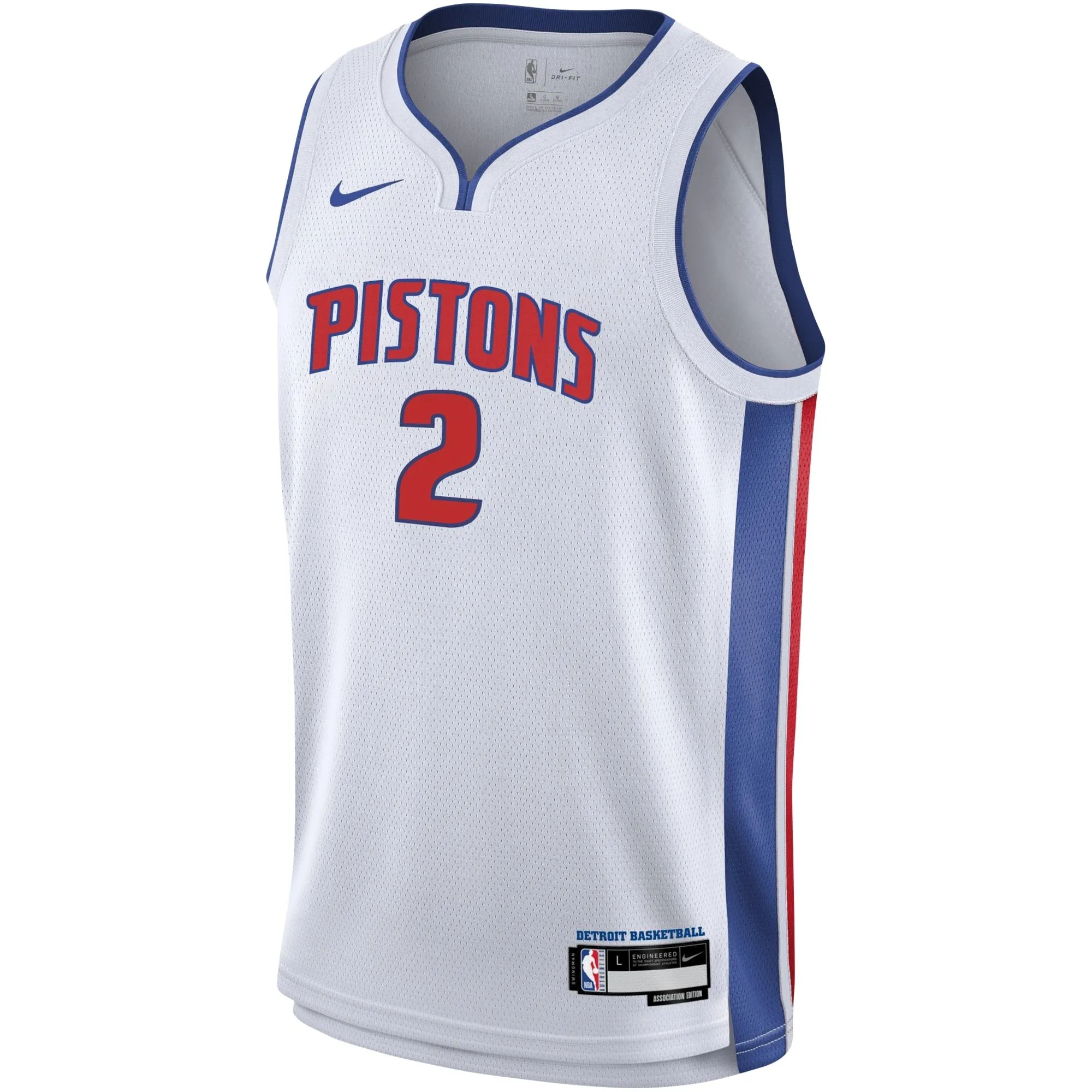 Cade Cunningham Detroit Pistons  Youth Swingman Jersey - Association Edition - White